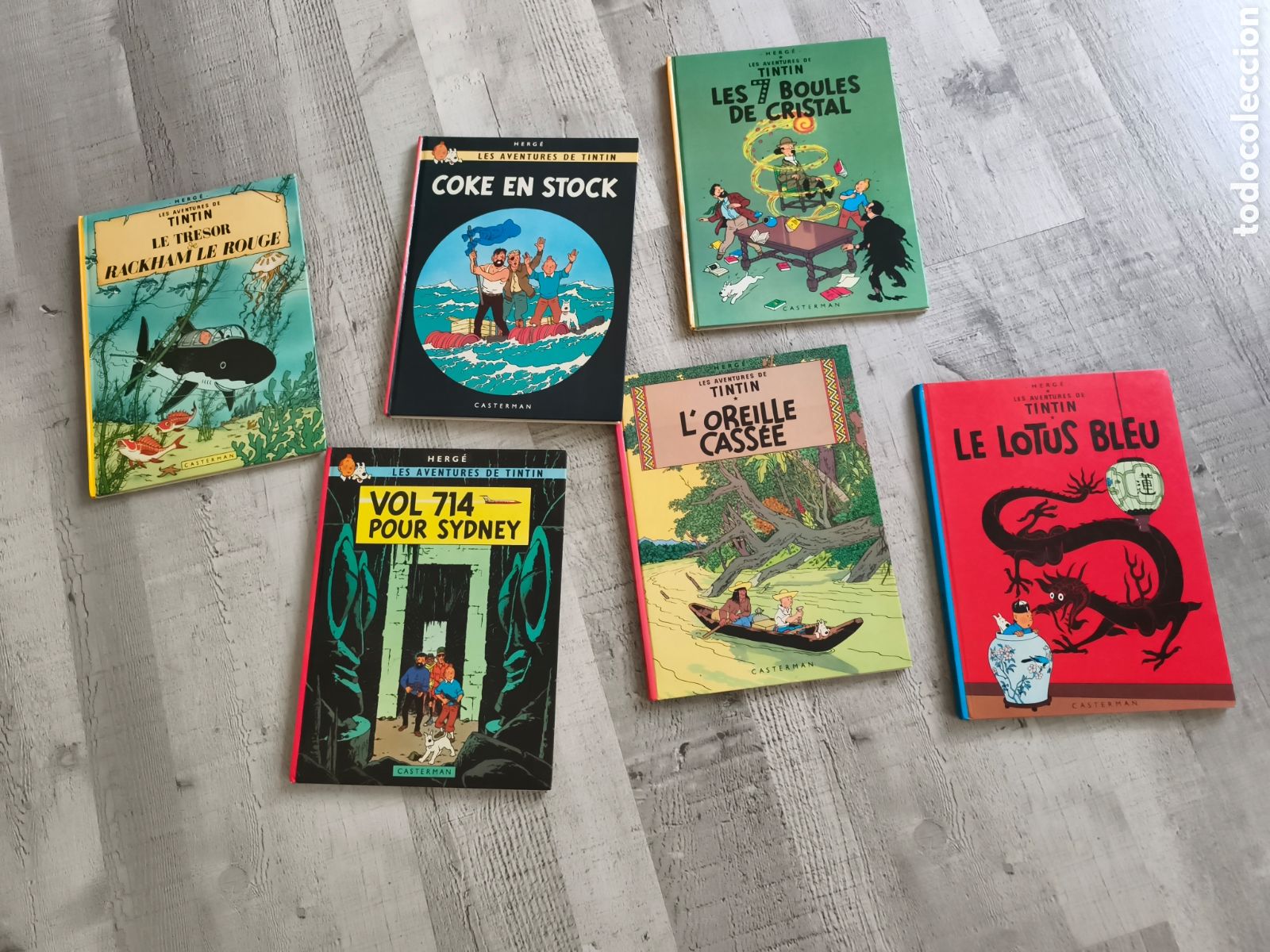 C&oacute;mics: 9 COMIC TINTIN EN FRANCES - Foto 1