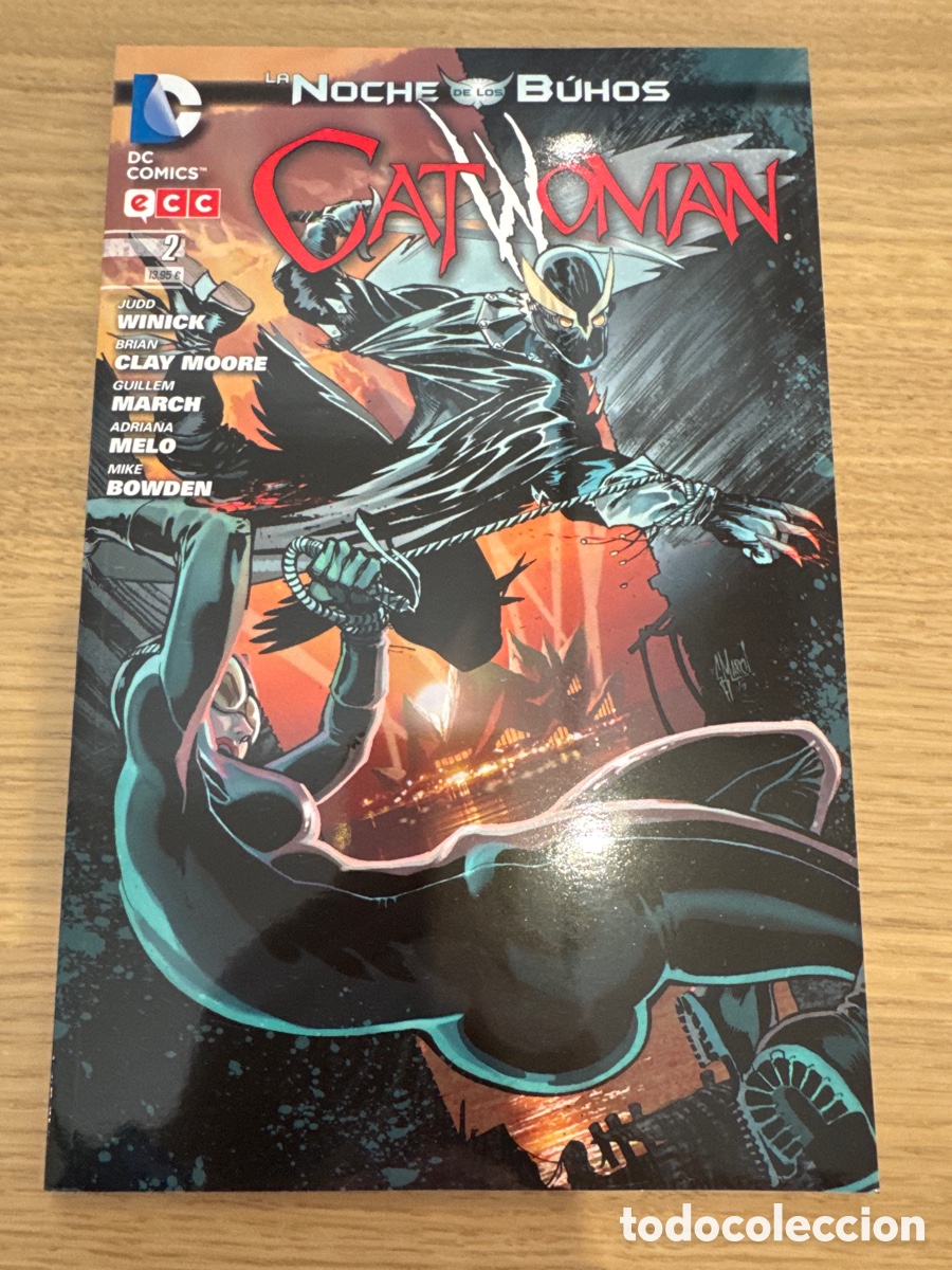 C&oacute;mics: Catwoman 2 (La Noche de los B&uacute;hos) Judd Winick - tomo tapa blanda - ECC