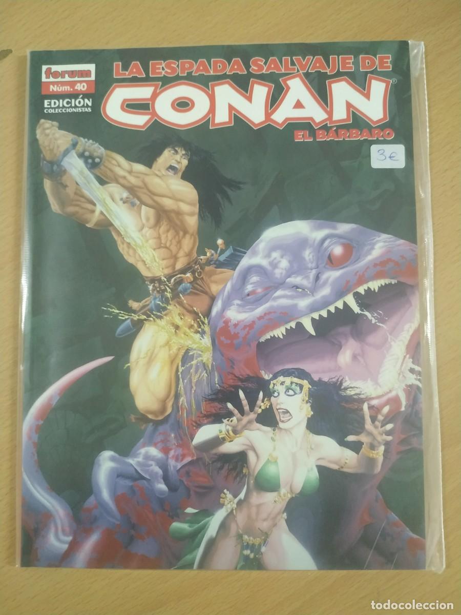 C&oacute;mics: COMIC LA ESPADA SALVAJE DE CONAN NUMERO 40 EDICION COLECCIONISTA - Foto 1