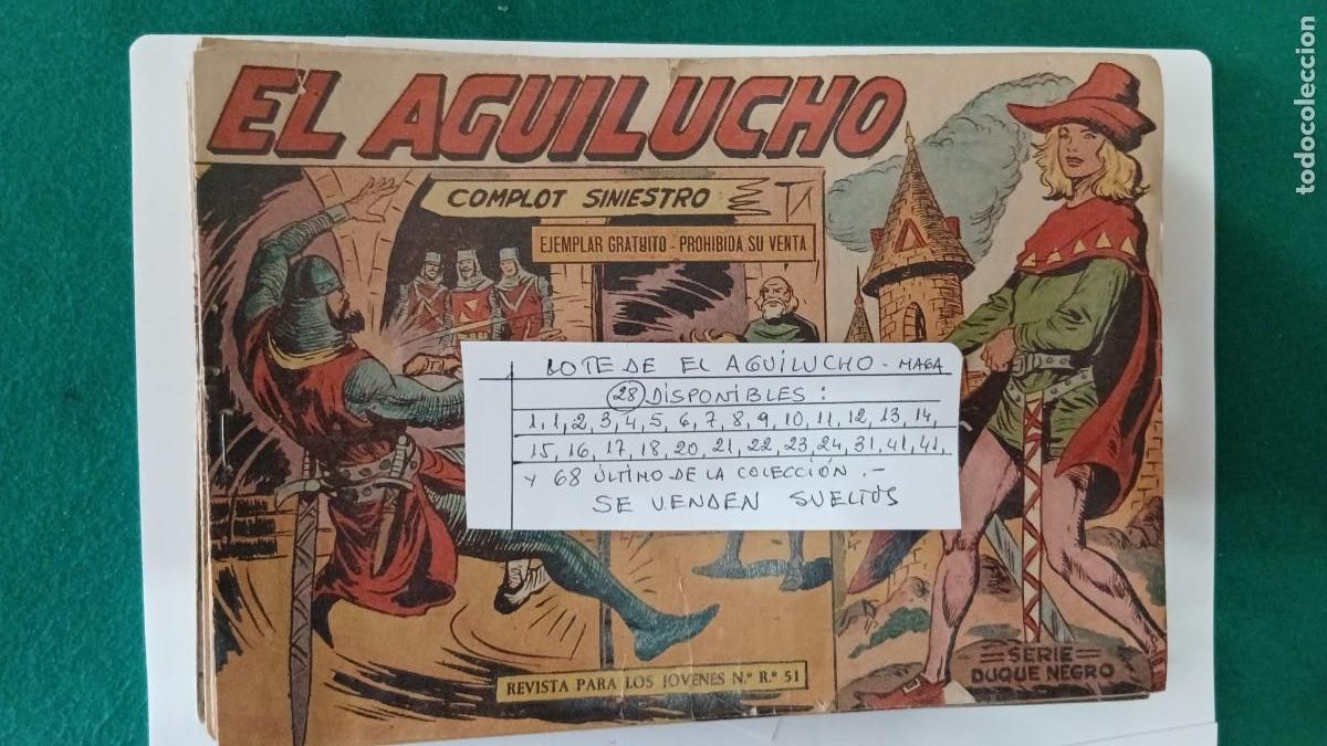 C&oacute;mics: El aguilucho 28 n&uacute;meros, Maga Bolsa JJ - Foto 1