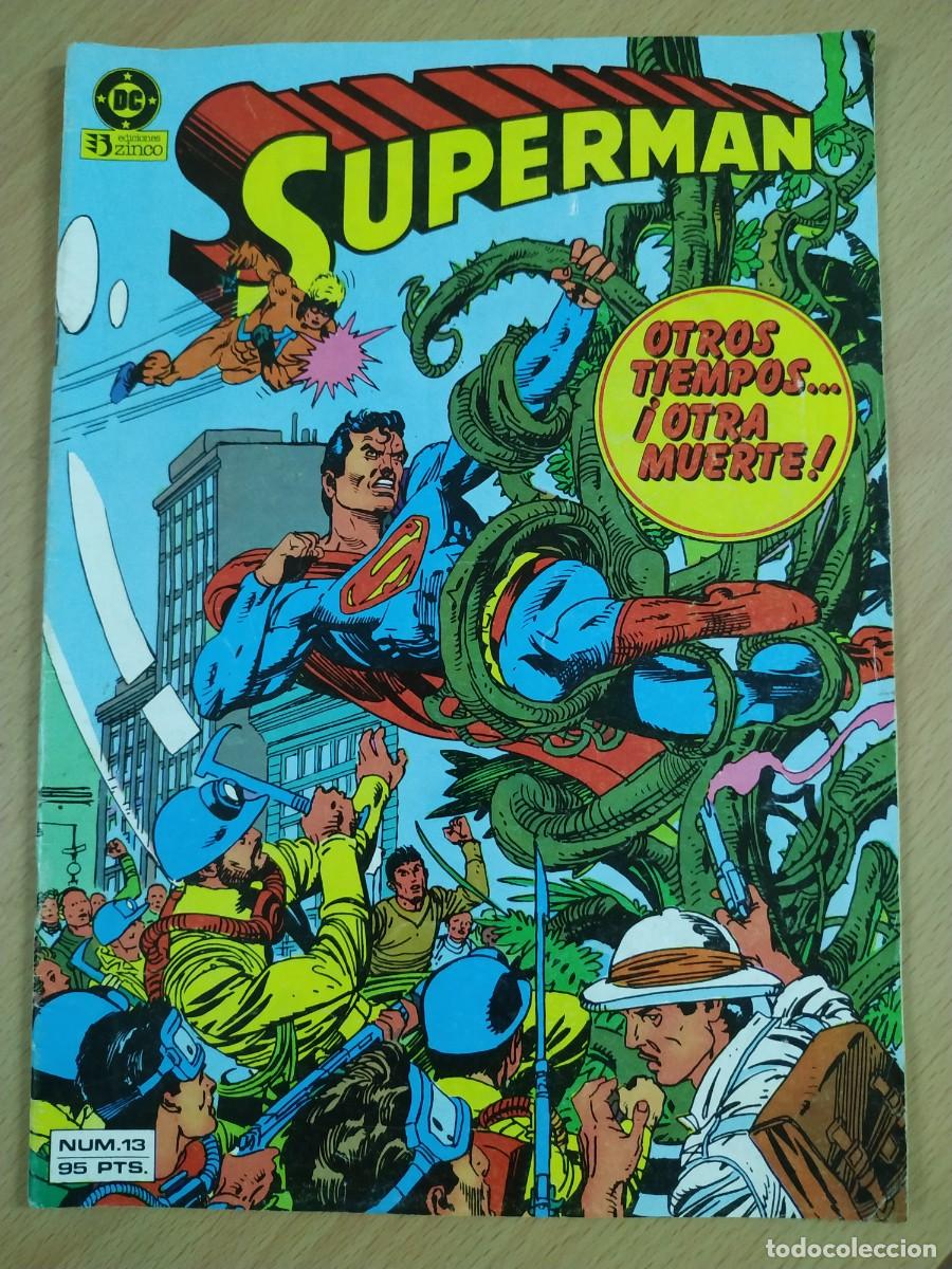 C&oacute;mics: COMIC SUPERMAN N&ordm; 13, OTROS TIEMPOS OTRA MUERTE. DC COMICS, EDICIONES ZINCO. - Foto 1