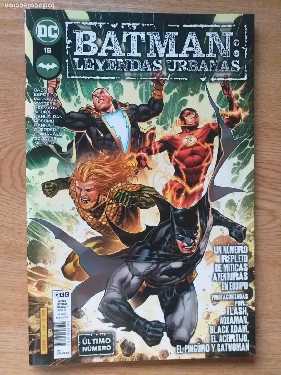 C&oacute;mics: BATMAN LEYENDAS URBANAS - N&ordm; 18 ULTIMO NUMERO - DC COMICS - ECC Ediciones - Foto 1