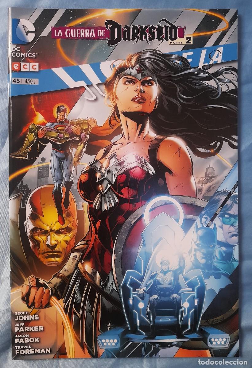 C&oacute;mics: Liga De La Justicia - La Guerra de Darkseid - Coleccion Completa de 10 Comics - DC- ECC - Foto 2