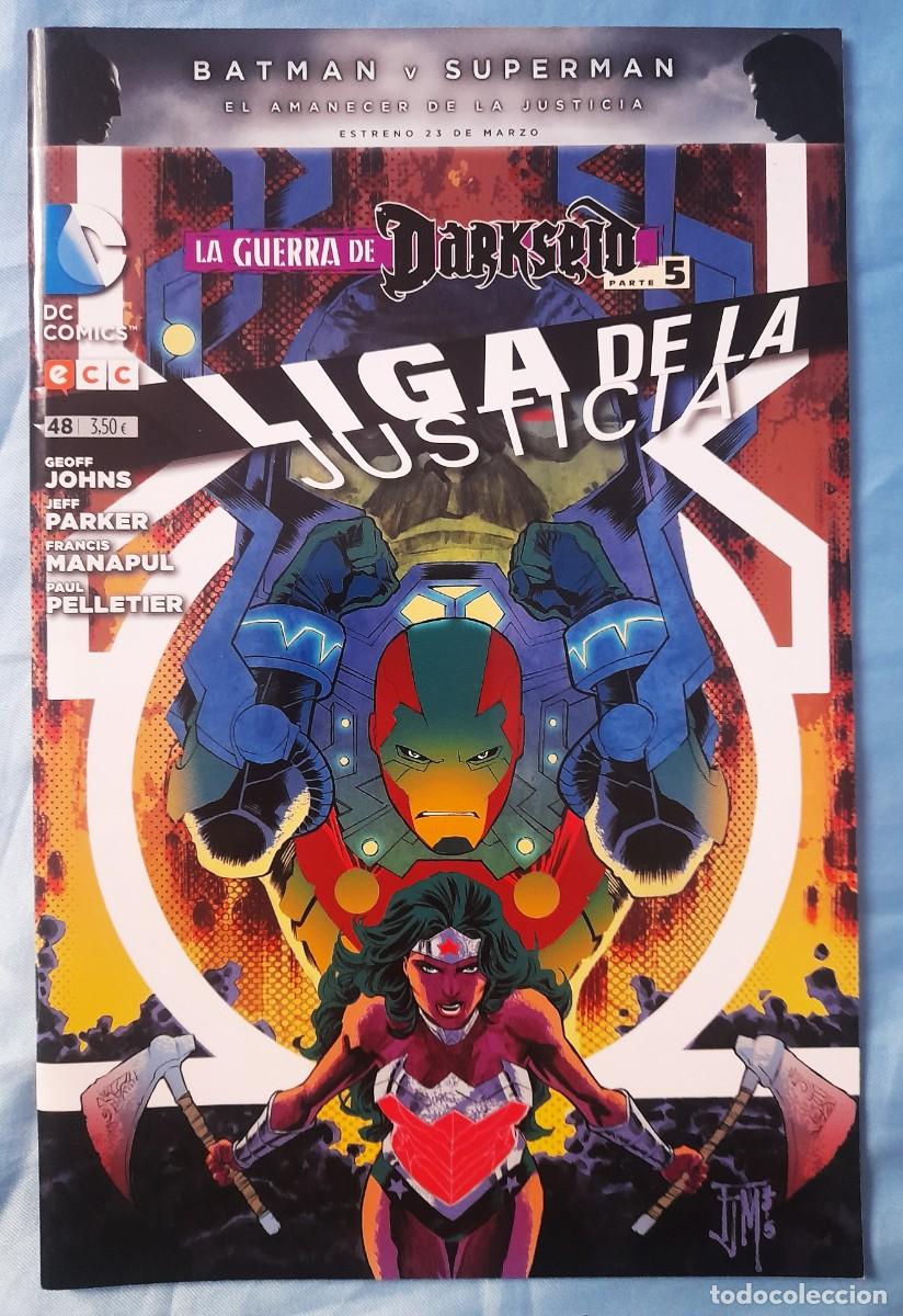 C&oacute;mics: Liga De La Justicia - La Guerra de Darkseid - Coleccion Completa de 10 Comics - DC- ECC - Foto 5
