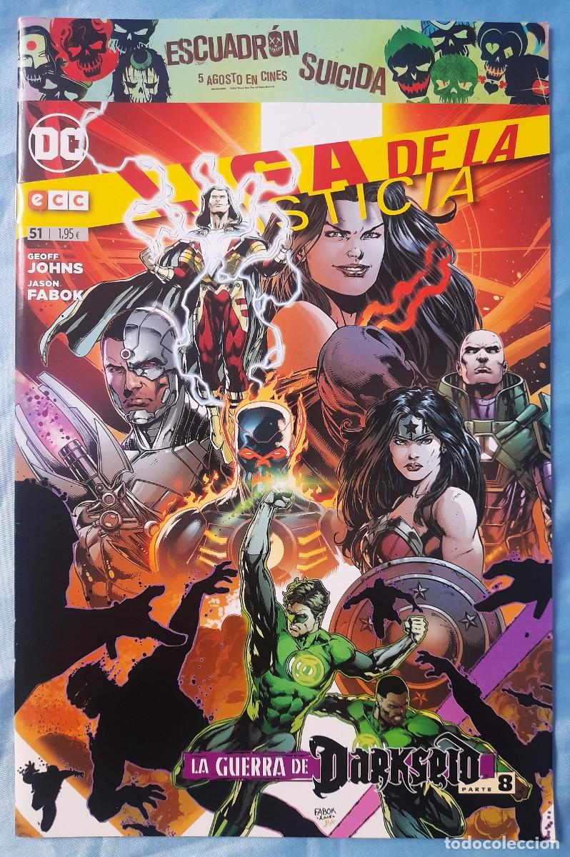 C&oacute;mics: Liga De La Justicia - La Guerra de Darkseid - Coleccion Completa de 10 Comics - DC- ECC - Foto 8