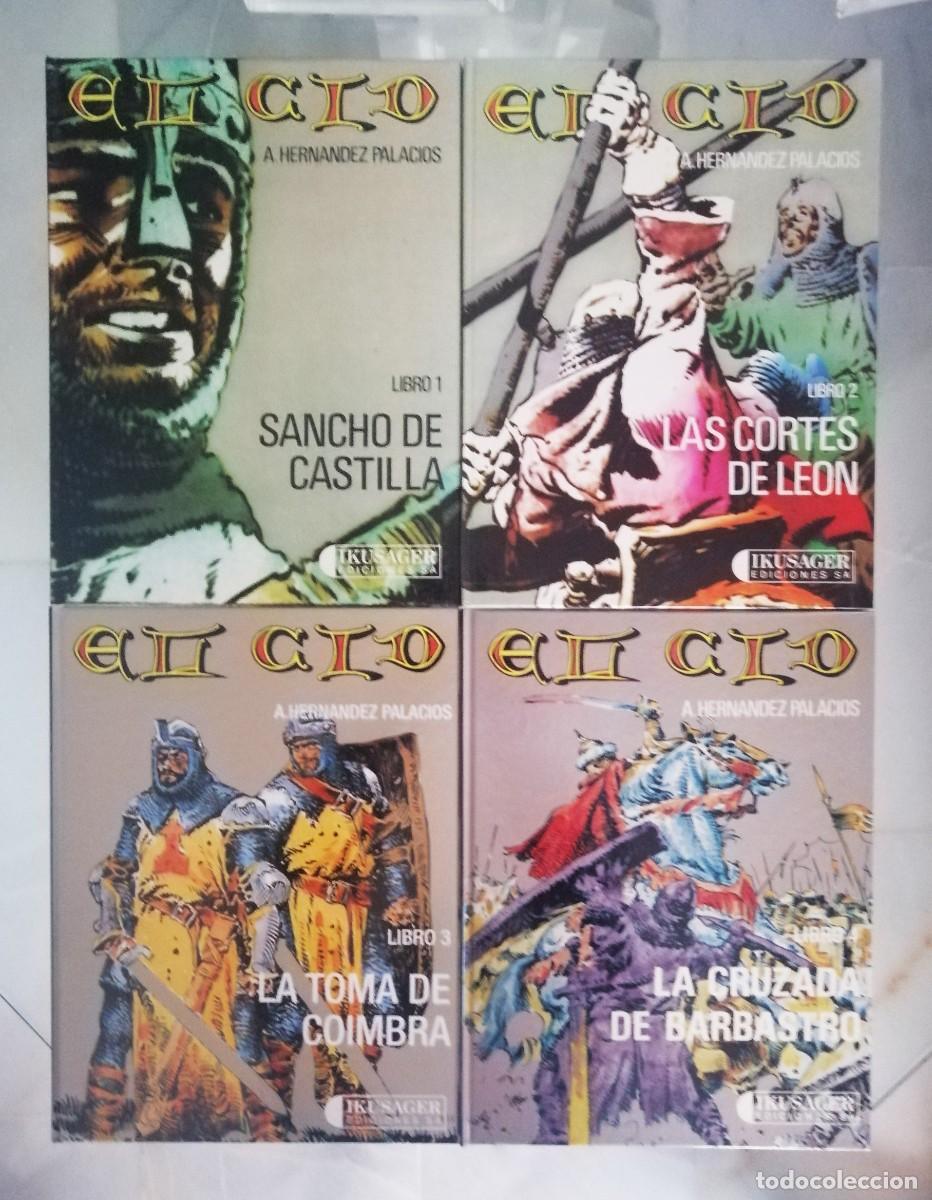 C&oacute;mics: EL CID 4 TOMOS (ANTONIO HERN&Aacute;NDEZ PALACIOS) COMPLETA - IKUSAGER 1982 - Foto 2