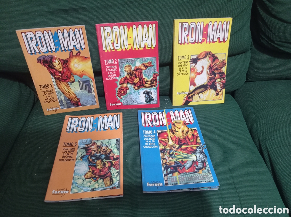 C&oacute;mics: IRON MAN, 5 TOMOS DEL 1 AL 25, BUEN ESTADO - Foto 1