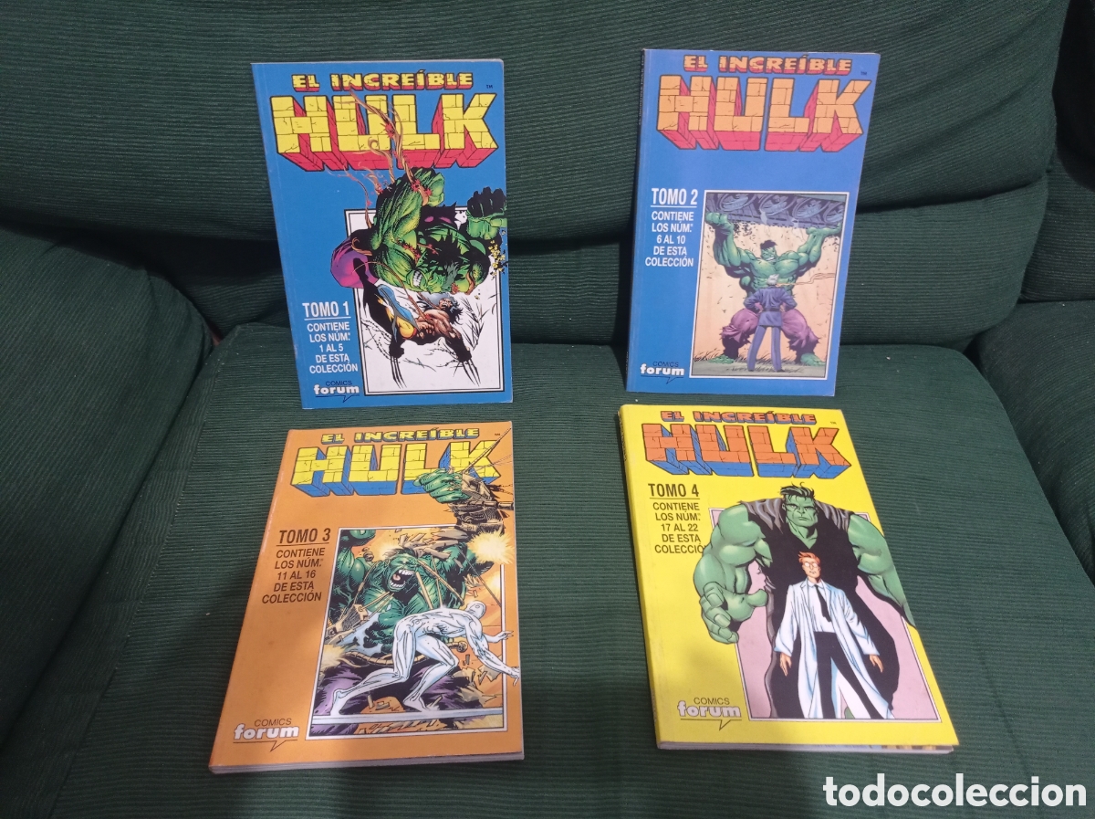C&oacute;mics: EL INCREIBLE HULK, 4 TOMOS, DEL 1 AL 22 COMPLETA, BUEN ESTADO - Foto 1