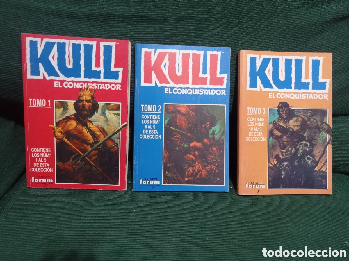 C&oacute;mics: KULL EL CONQUISTADOR, 3 TOMOS DEL 1 AL 13 BUEN ESTADO - Foto 1