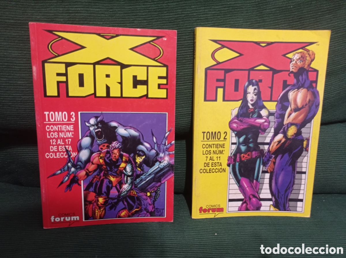 C&oacute;mics: X FORCE 2 TOMOS DEL 7 AL 17 RETAPADOS, BUEN ESTADO - Foto 1
