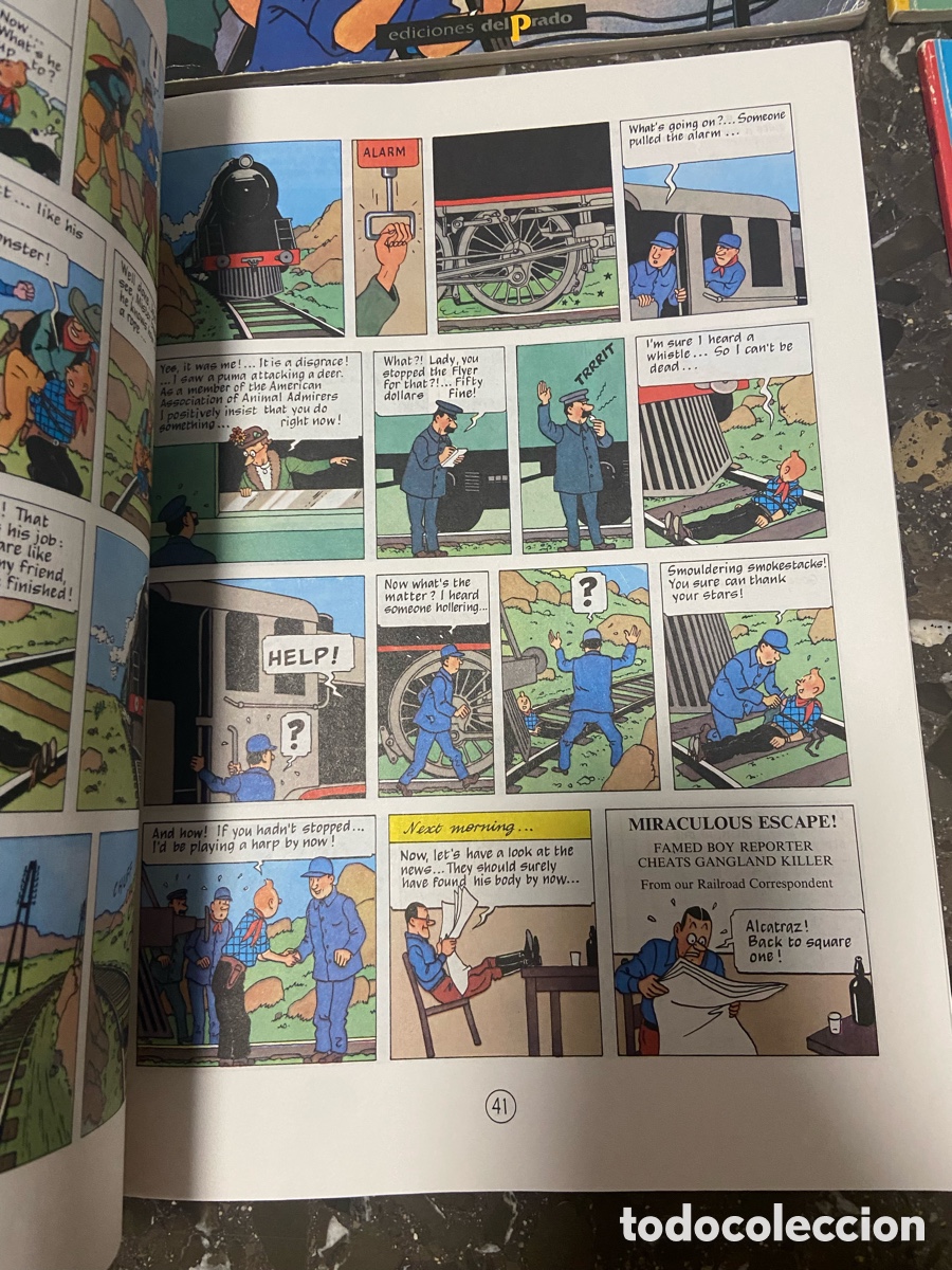 C&oacute;mics: Lote de 4 c&oacute;mics de Las Aventuras de Tint&iacute;n. - Foto 2