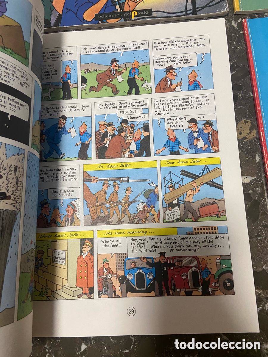 C&oacute;mics: Lote de 4 c&oacute;mics de Las Aventuras de Tint&iacute;n. - Foto 3