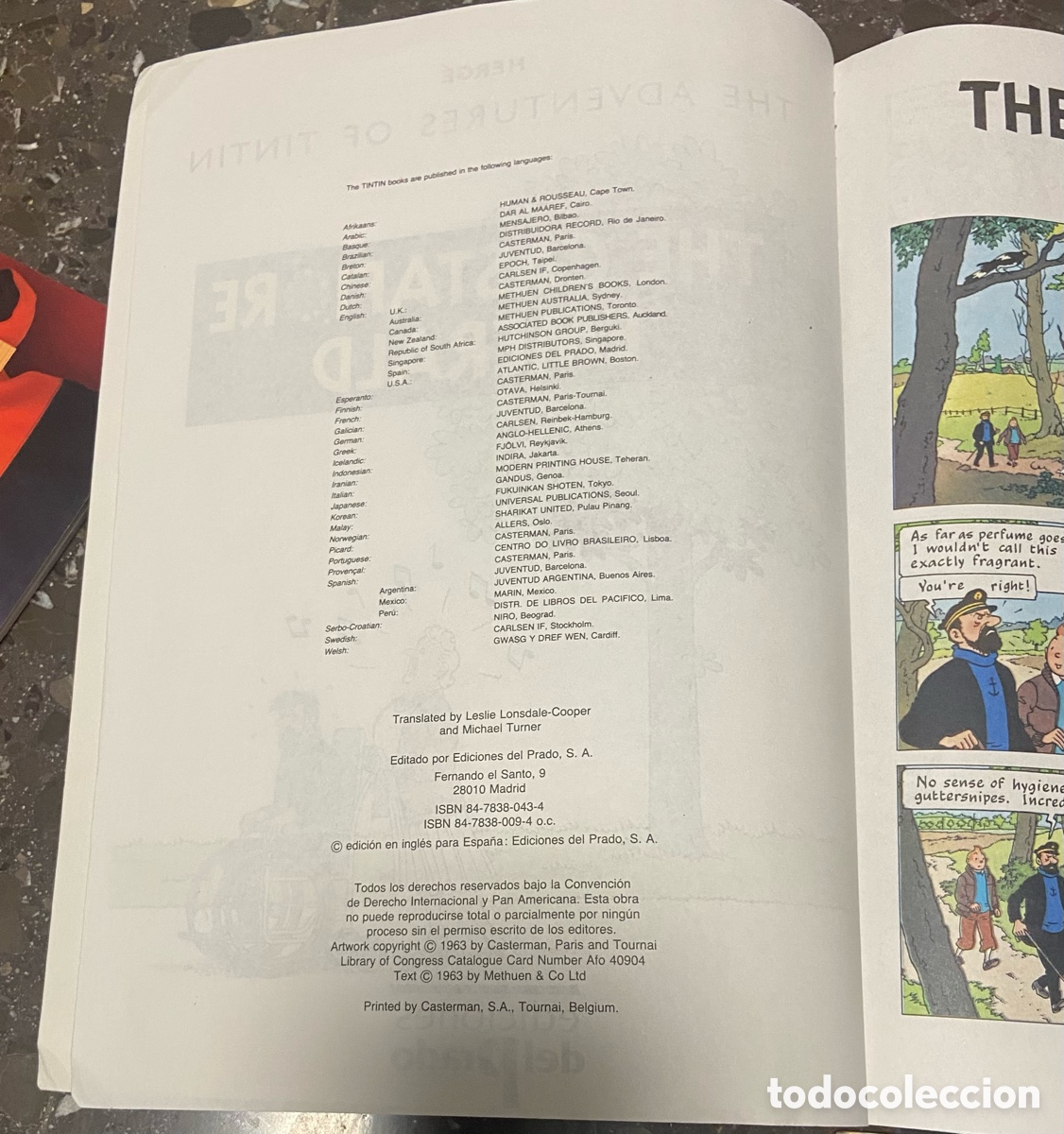 C&oacute;mics: Lote de 4 c&oacute;mics de Las Aventuras de Tint&iacute;n. - Foto 4