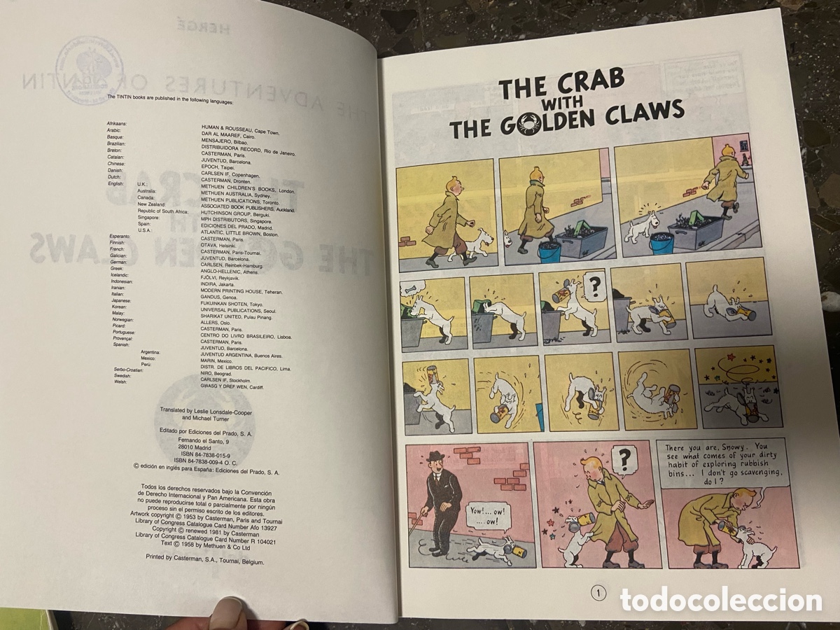 C&oacute;mics: Lote de 4 c&oacute;mics de Las Aventuras de Tint&iacute;n. - Foto 6