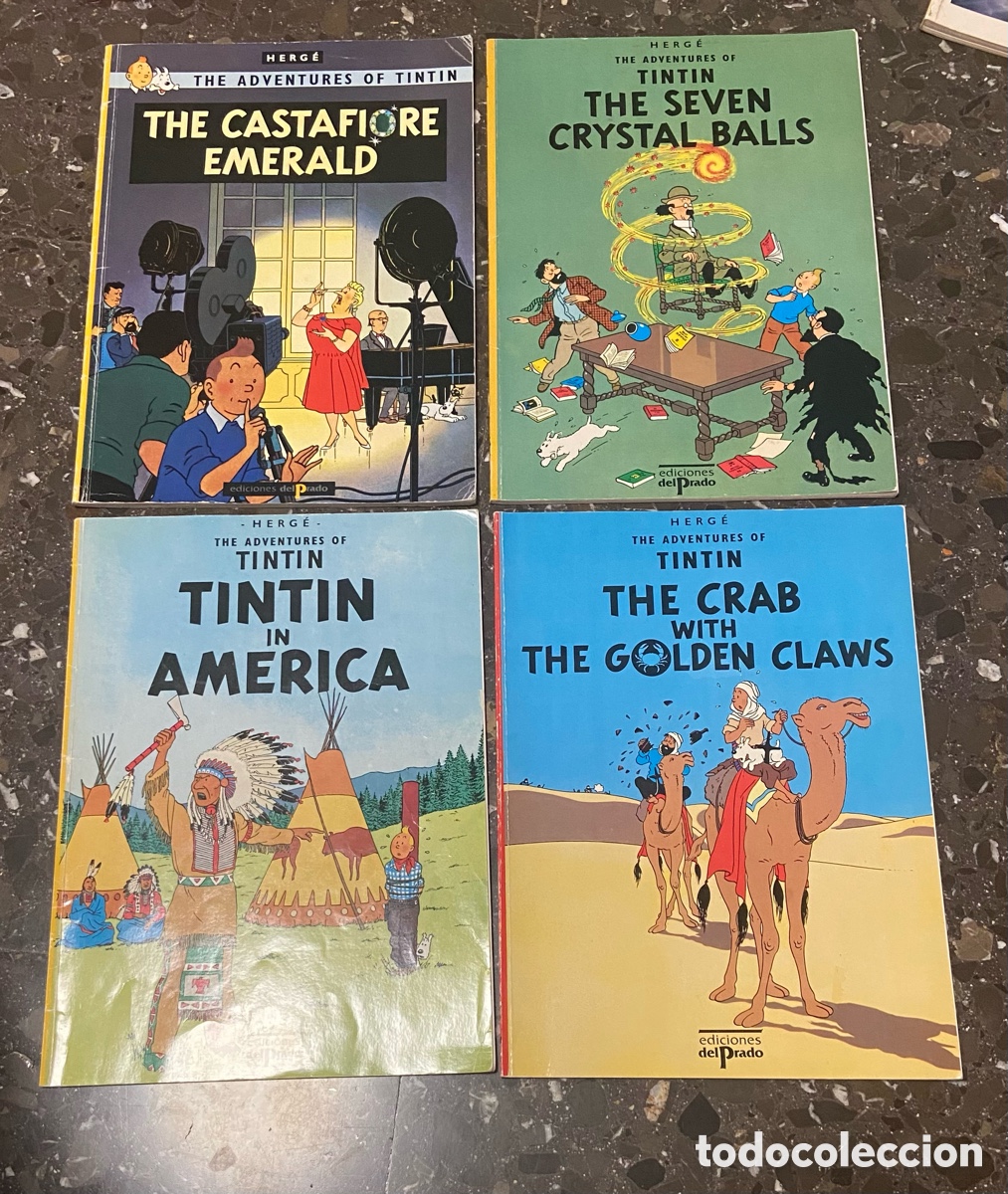 C&oacute;mics: Lote de 4 c&oacute;mics de Las Aventuras de Tint&iacute;n. - Foto 1