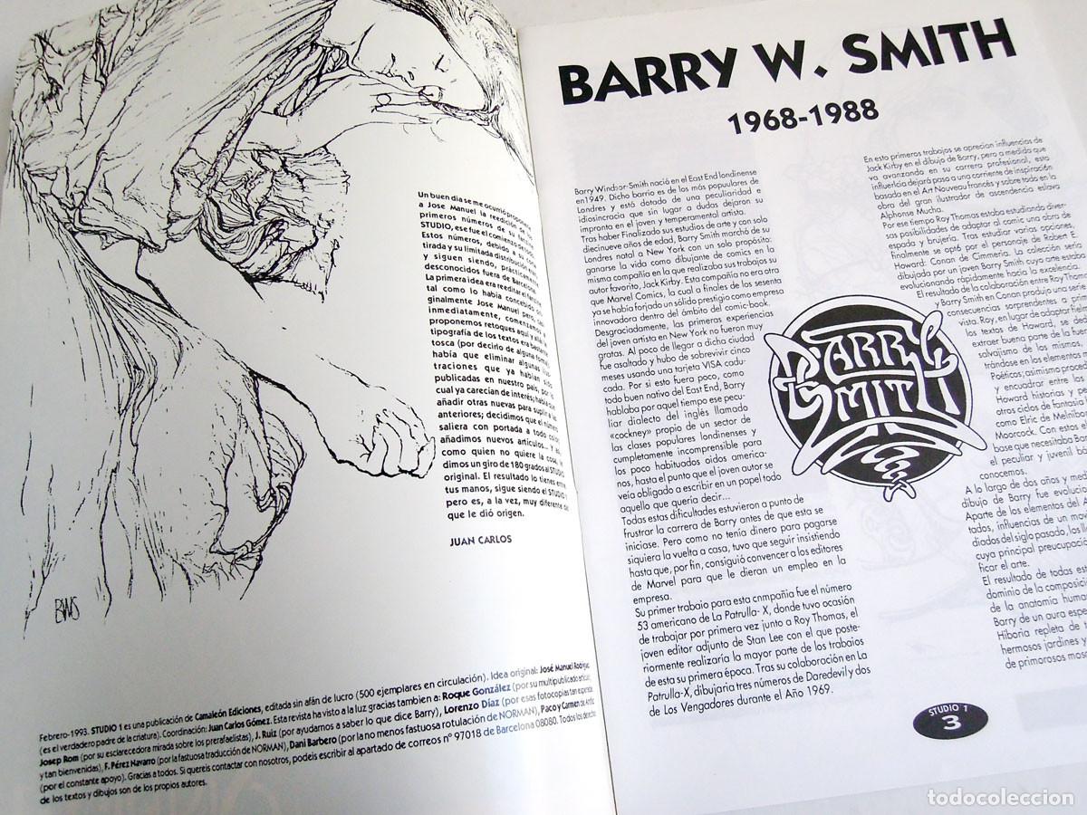 C&oacute;mics: Barry Windsor Smith - Studio 1 (2&ordf; ed. corregida y aumentada) - Ed. Camaleon, 1983 - VG+/EX - Foto 3