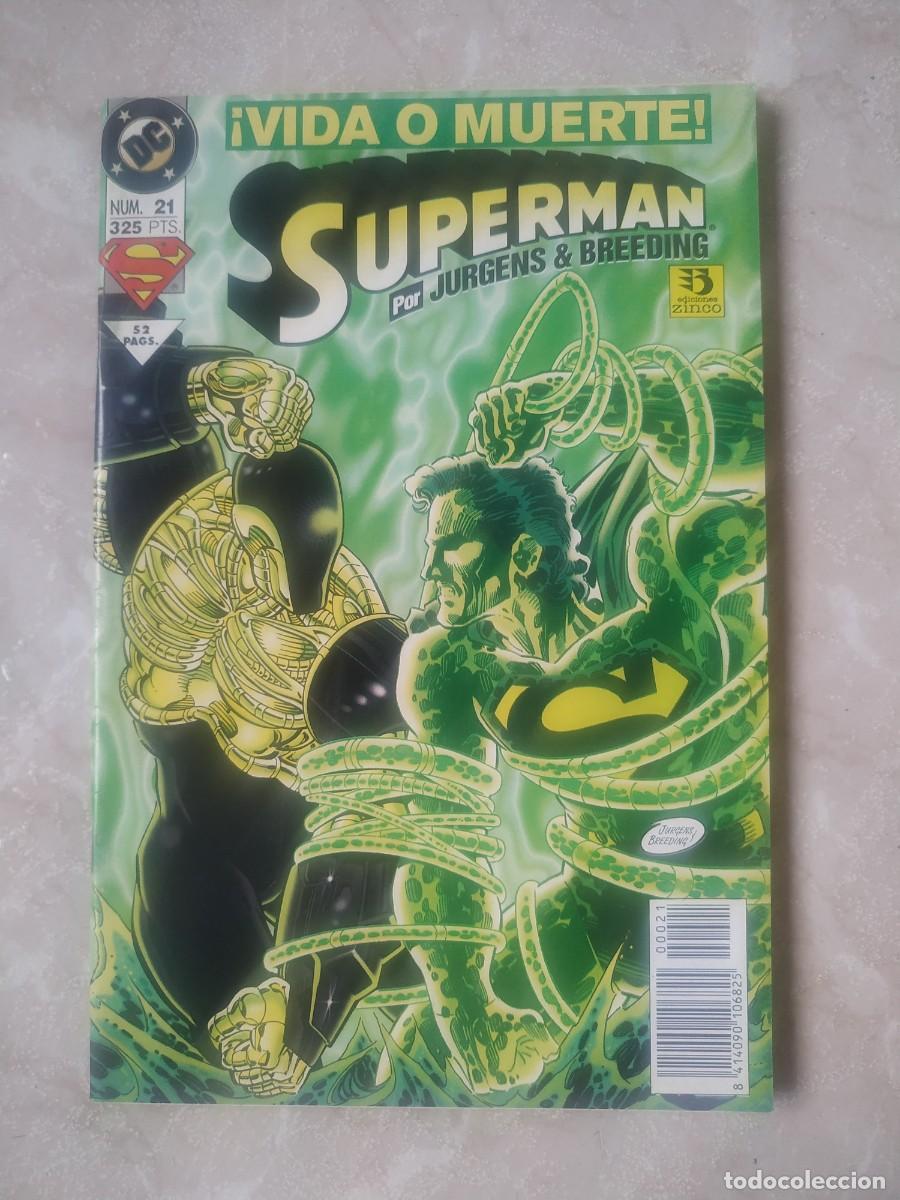 C&oacute;mics: COMIC SUPERMAN N&ordm; 21 - VIDA O MUERTE ZINCO - Foto 1