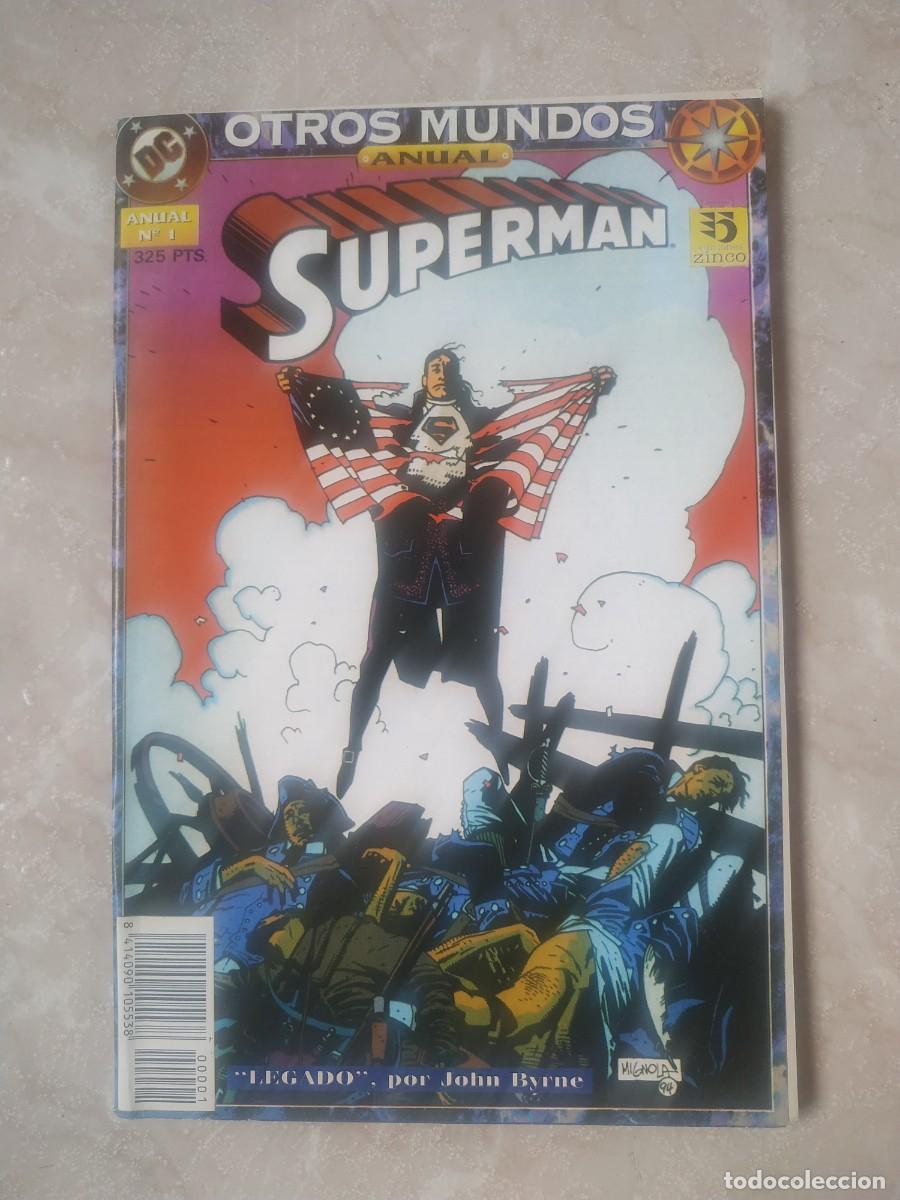 C&oacute;mics: COMIC SUPERMAN. OTROS MUNDOS. N&ordm; 1. ANUAL. EDICIONES ZINCO - Foto 1
