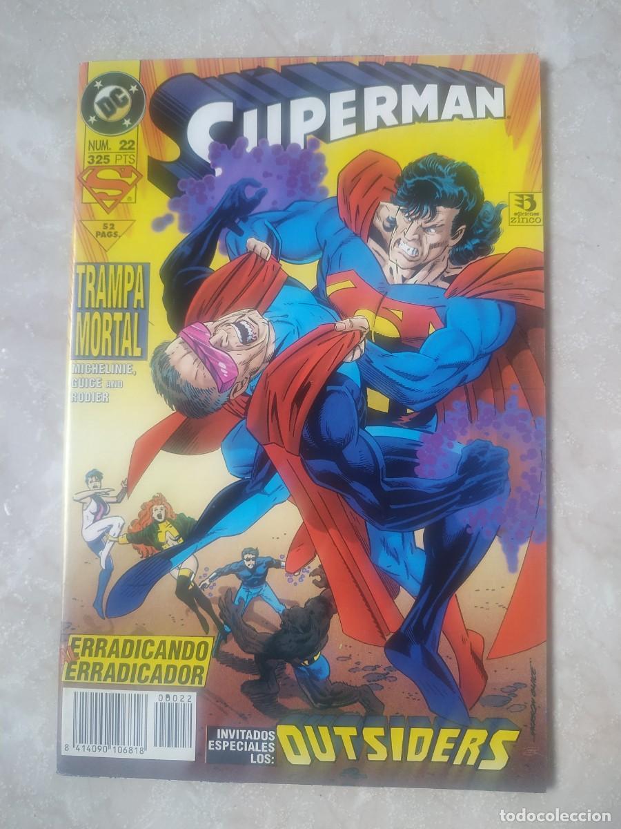 C&oacute;mics: COMIC SUPERMAN - N&ordm; 22 - TRAMPA MORTAL - DC EDICIONES ZINCO - Foto 1