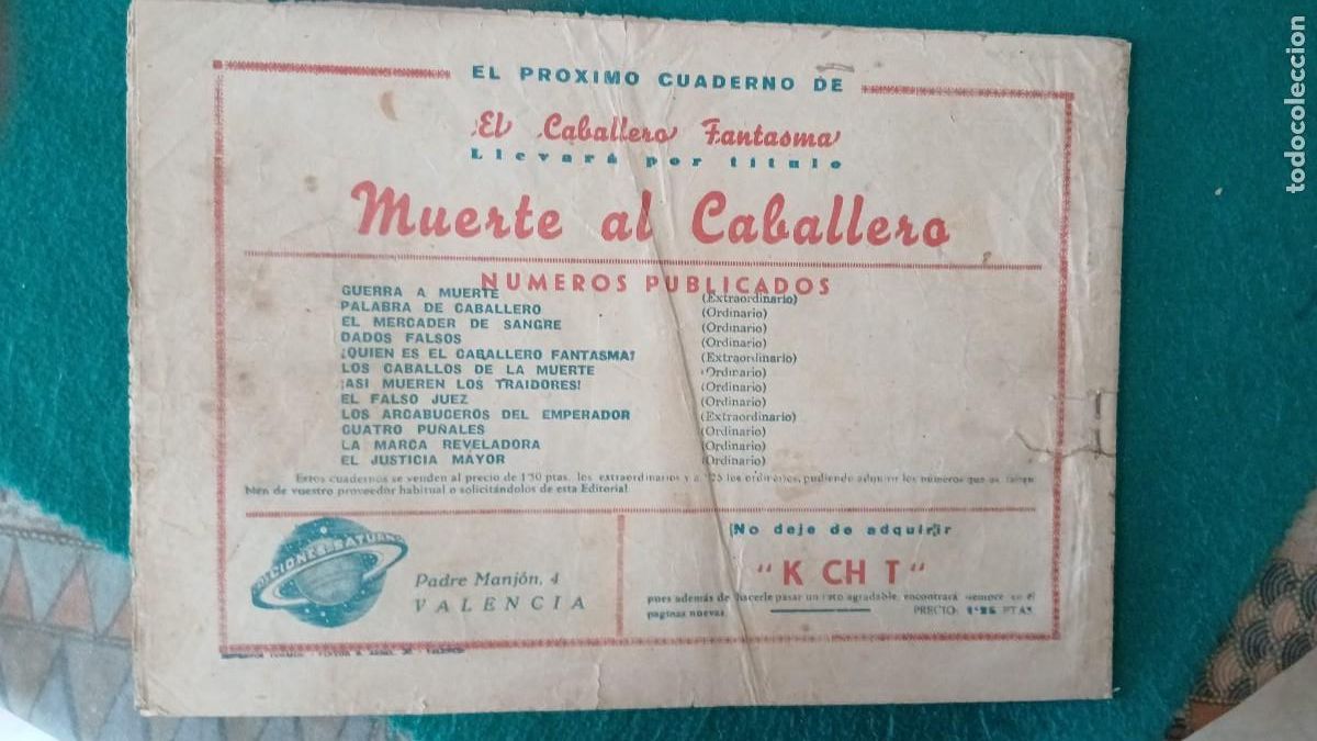 C&oacute;mics: El caballero fantasma 12 Bolsa JJ - Foto 2