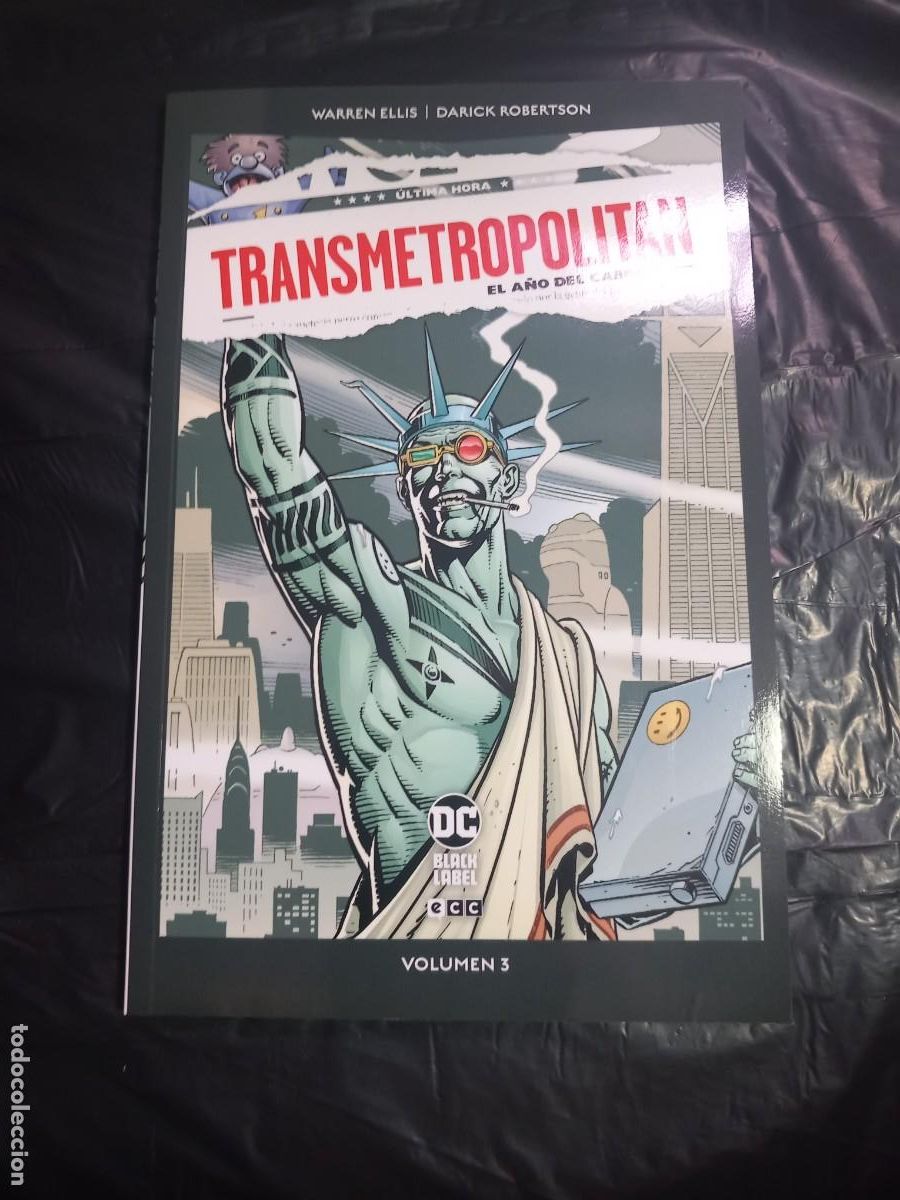C&oacute;mics: DC POCKET ECC BLACK LABEL TRANSMETROPOLITAN 3 EL A&Ntilde;O DEL CABRON - Foto 1
