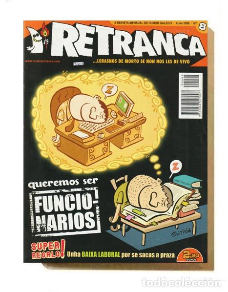 C&oacute;mics: �C817 - RETRANCA. N&ordm; 8. REVISTA DE HUMOR EN IDIOMA GALLEGO. COMIC. GALICIA.