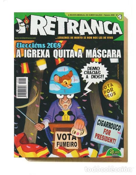 C&oacute;mics: �C821 - RETRANCA. N&ordm; 4. REVISTA DE HUMOR EN IDIOMA GALLEGO. COMIC. GALICIA.