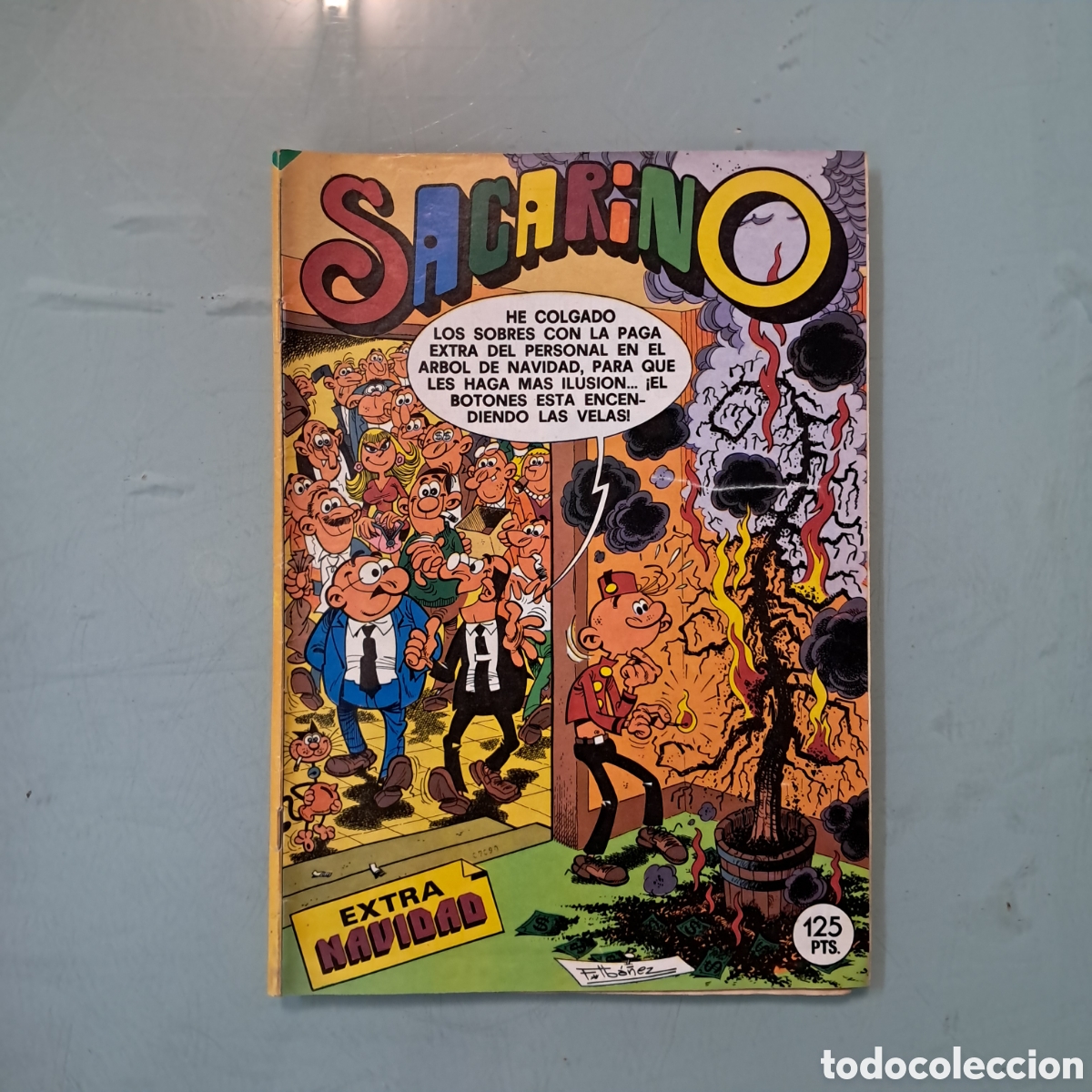 C&oacute;mics: Sacarina, 125 pesetas,extra navidad - Foto 1