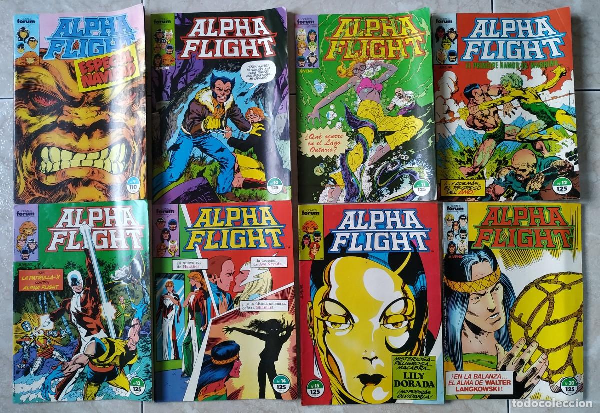 C&oacute;mics: COMIC LOTE DE 16 NUMEROS DE ALPHA FLIGHT FORUM - Foto 2