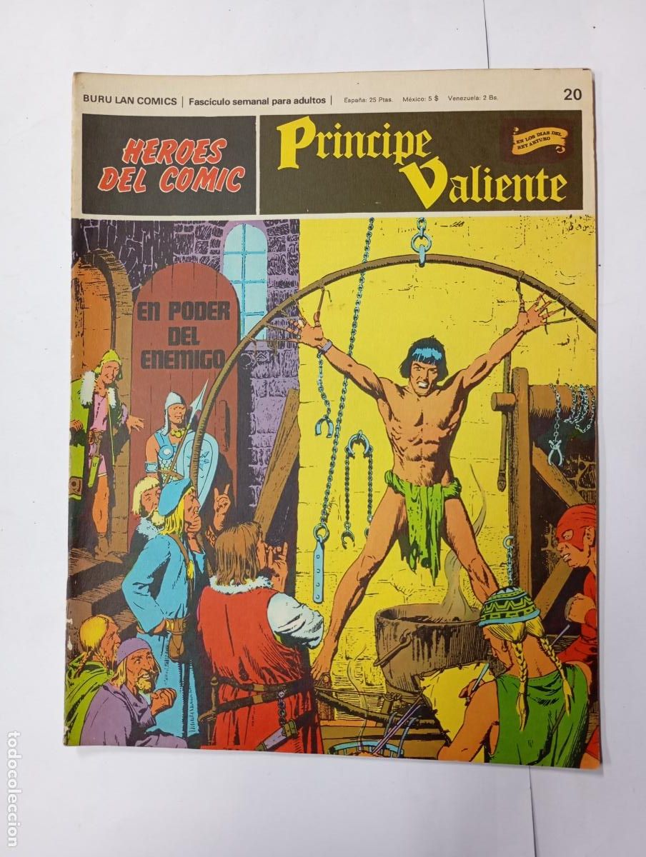 C&oacute;mics: H&Eacute;ROES DEL C&Oacute;MIC. N&ordm; 20. PR&Iacute;NCIPE VALIENTE. EN PODER DEL ENEMIGO. BURU LAN. TDKC16 - Foto 1