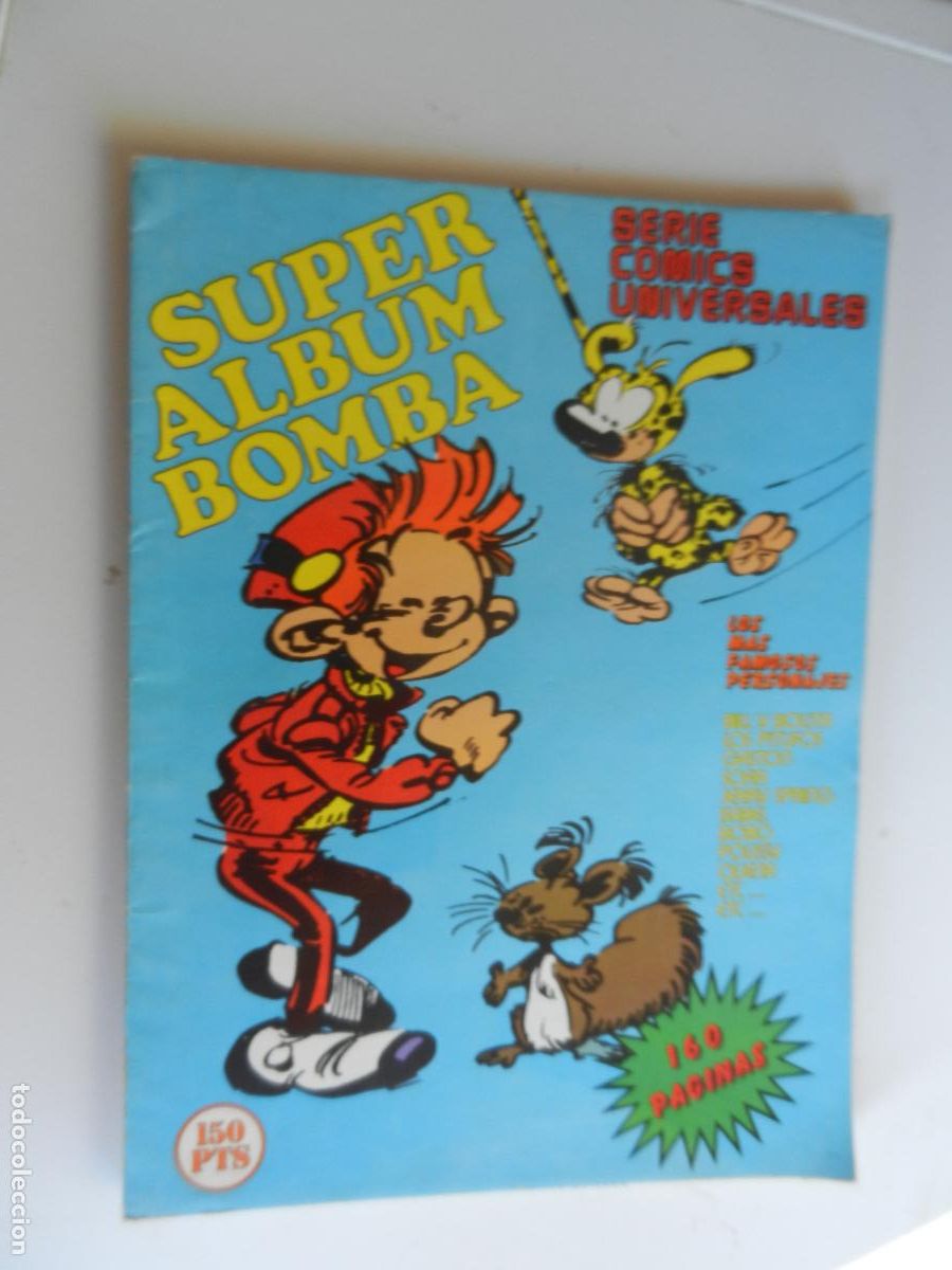 Comics: SUPER ALBUM BOMBA - SERIE COMIC UNIVERSALES - N&ordm; 4 - LOS MAS FAMOSOS PERSONAJES -160 PAGINAS