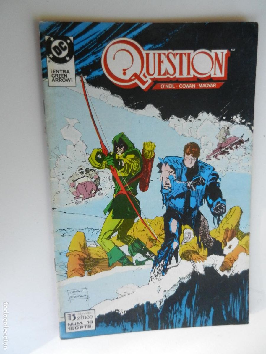 C&oacute;mics: QUESTION -TERRITORIO DESESPERADO - N&ordm; 18- DC- EDC. ZINCO - 1988 - Foto 1
