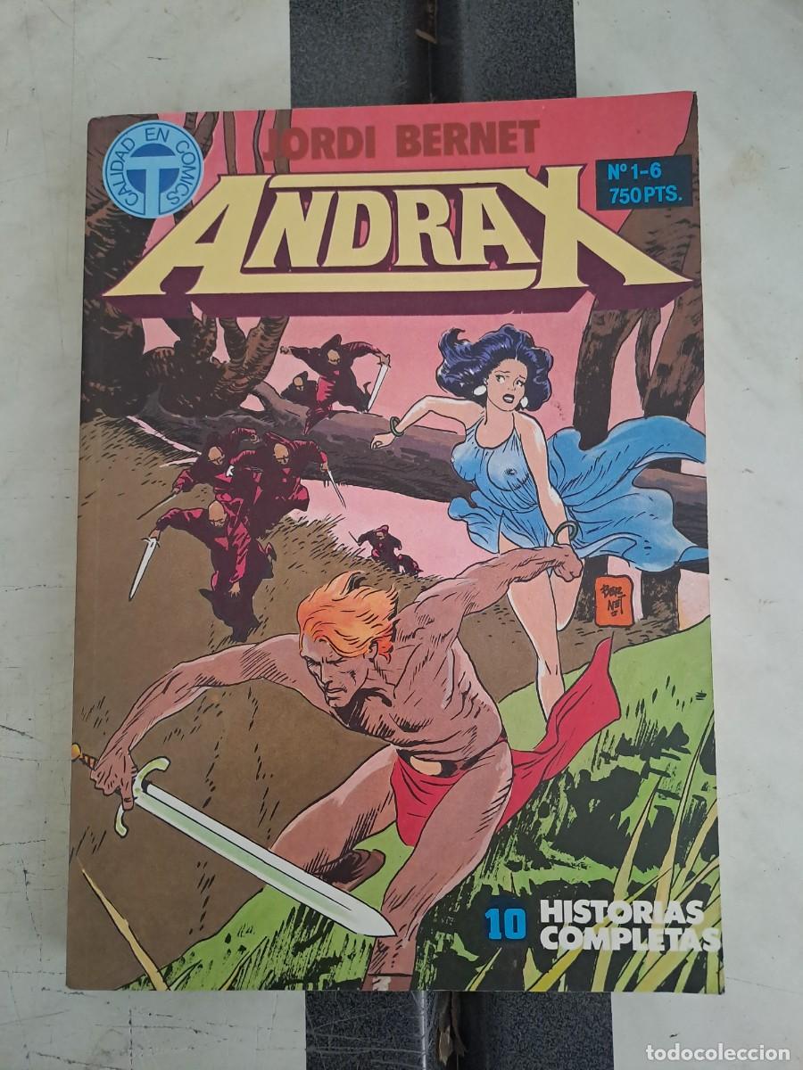 C&oacute;mics: Andrax completa en 2 tomos, Toutain en muy buen estado - Foto 1