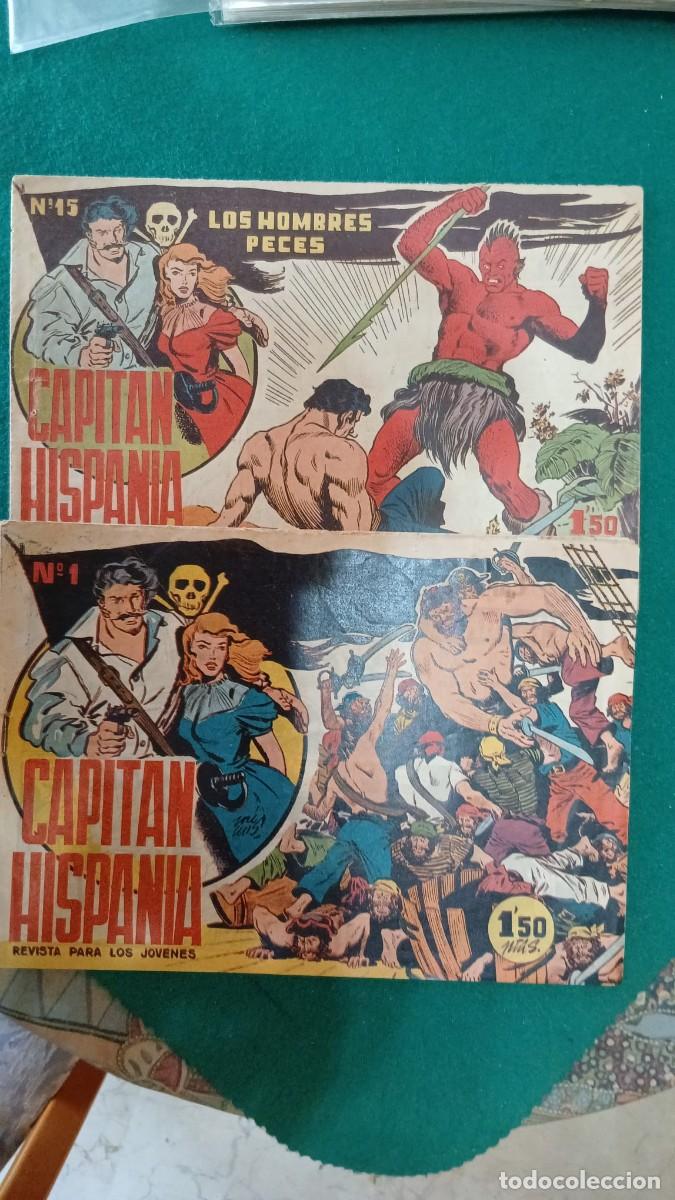 C&oacute;mics: Capitan Hispania 1 y 15 Bolsa JJ - Foto 1