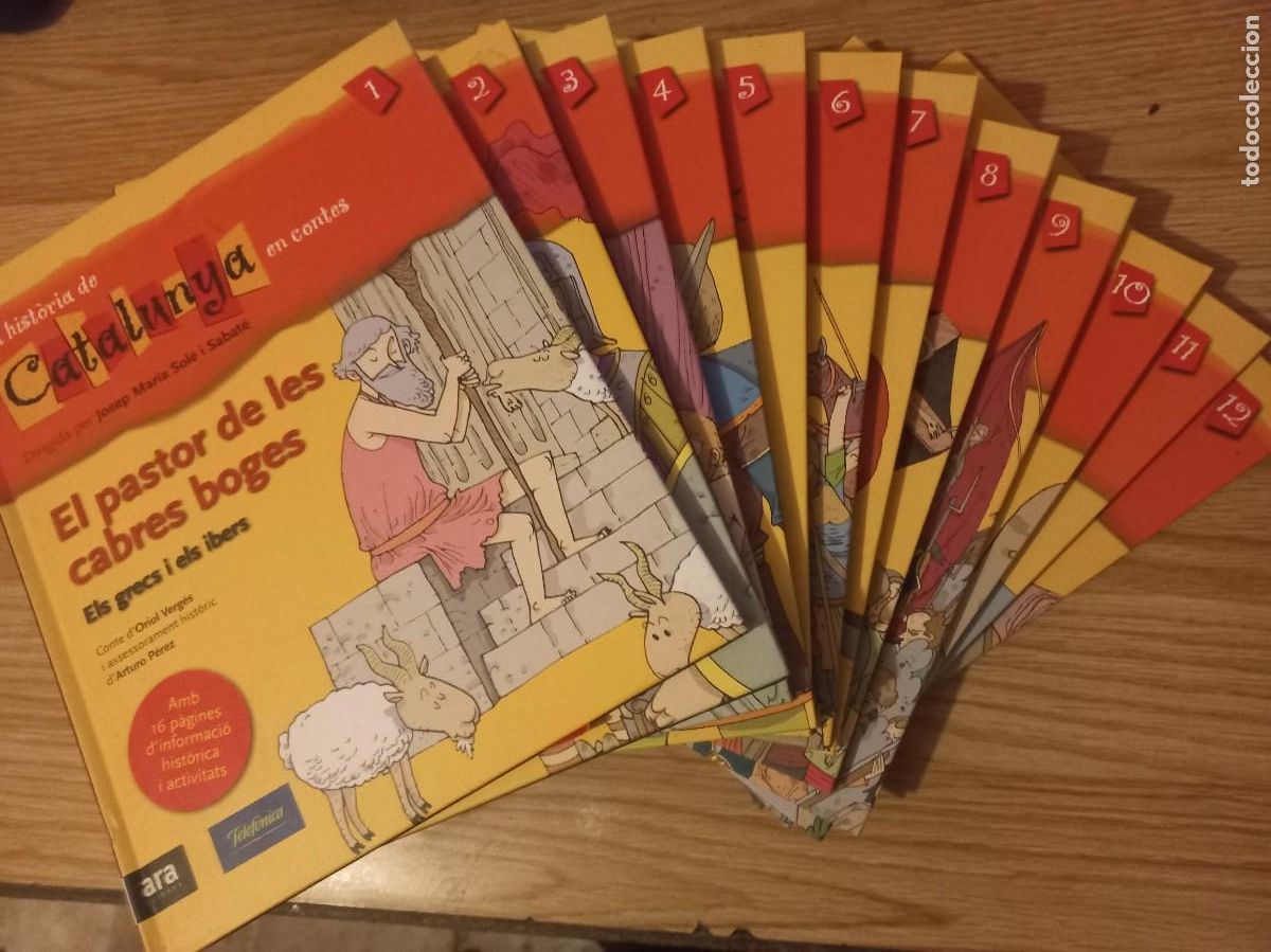 C&oacute;mics: HISTORIA DE CATALUNYA EN CONTES, COLECCION COMPLETA 12 LIBROS - Foto 1