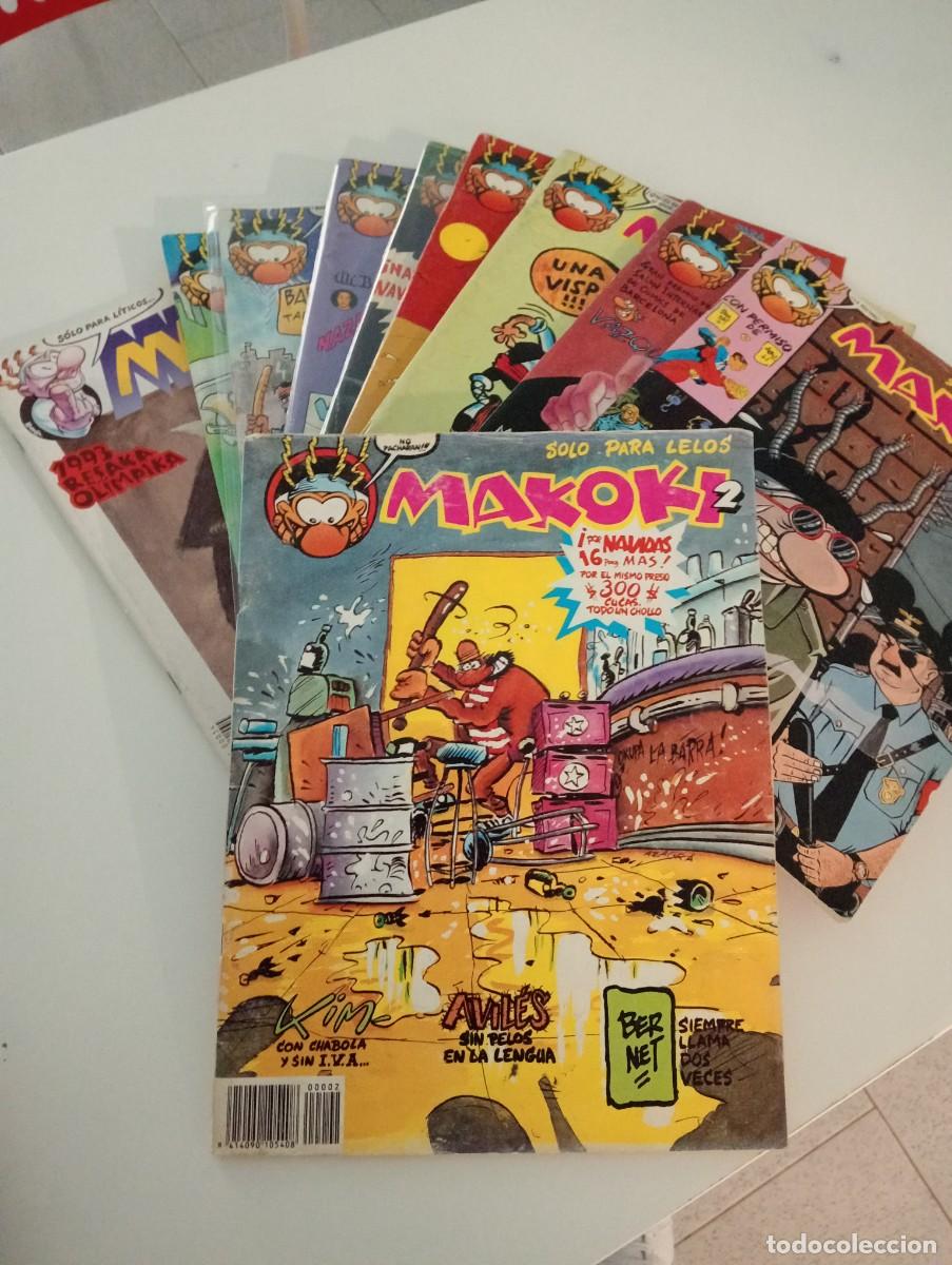 C&oacute;mics: LOTE CON 10 EJEMPLARES DE MAKOKI (DE 34). GRAPA. EDICIONES MAKOKI. 1990 &ndash; 93. 1989. - Foto 2