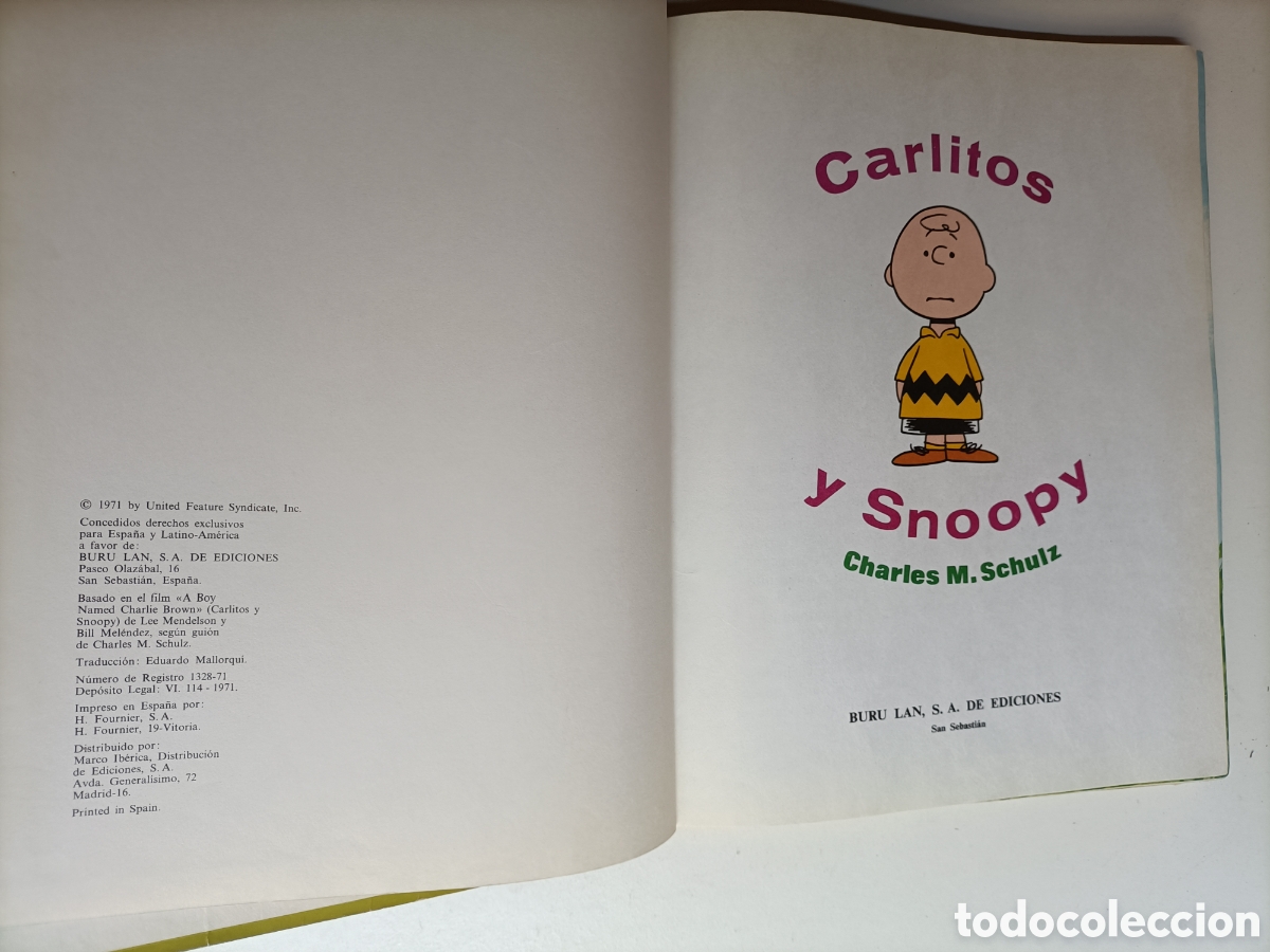 C&oacute;mics: Carlitos y Snoopy. Charles M.Schulz. versi&oacute;n integra de la pel&iacute;cula LIBRO DEFECTO - Foto 10