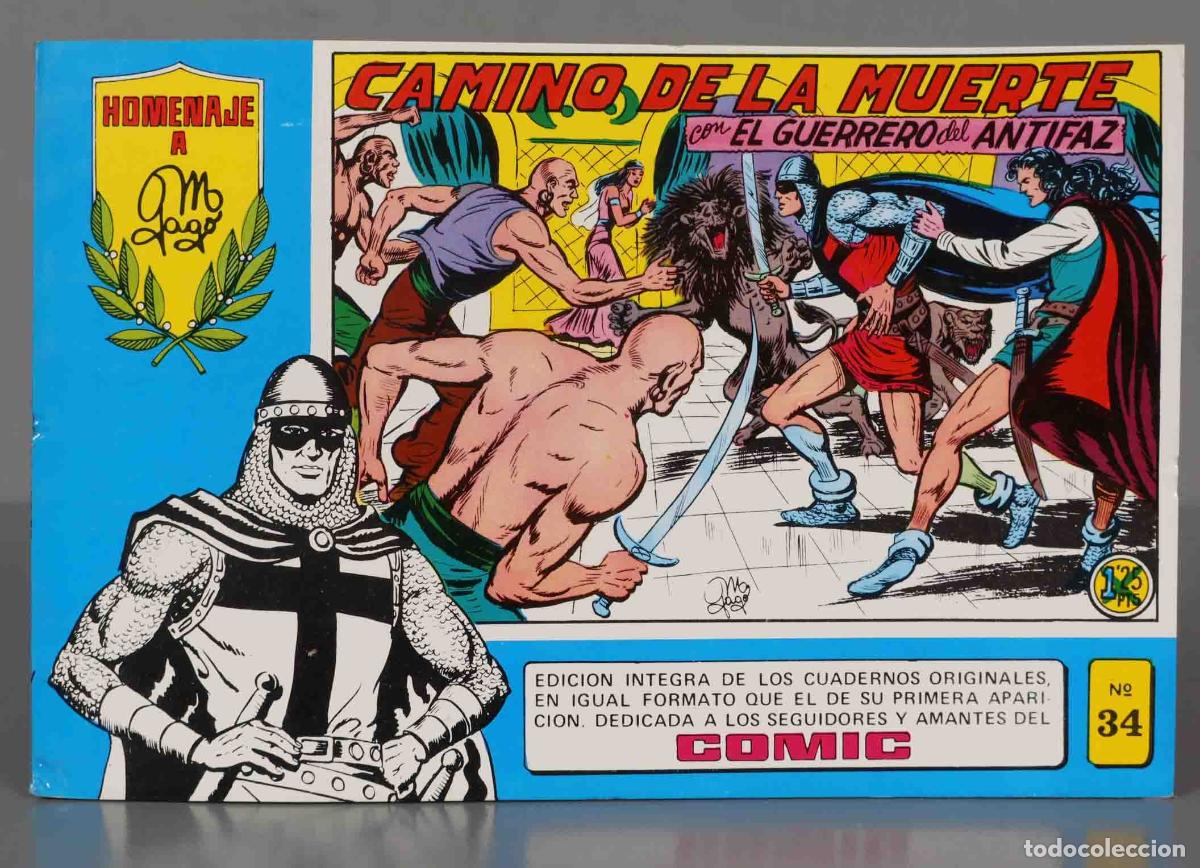 C&oacute;mics: EL GUERRERO DEL ANTIFAZ. HOMENAJE. N 34 - Foto 1