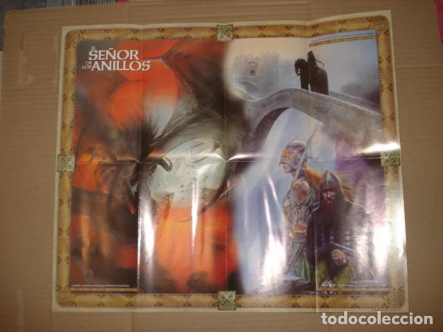 C&oacute;mics: Poster El se&ntilde;or de los a&ntilde;illos, Biblioteca Tolkiem, muy buen estado