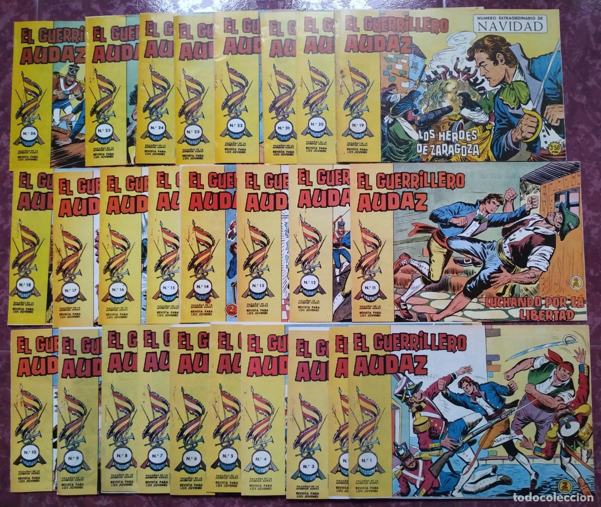 C&oacute;mics: COMIC COLECCI&Oacute;N COMPLETA EN FACS&Iacute;MIL DE EL GUERRILLERO AUDAZ - 26 NUMEROS - REEDICION - Foto 1