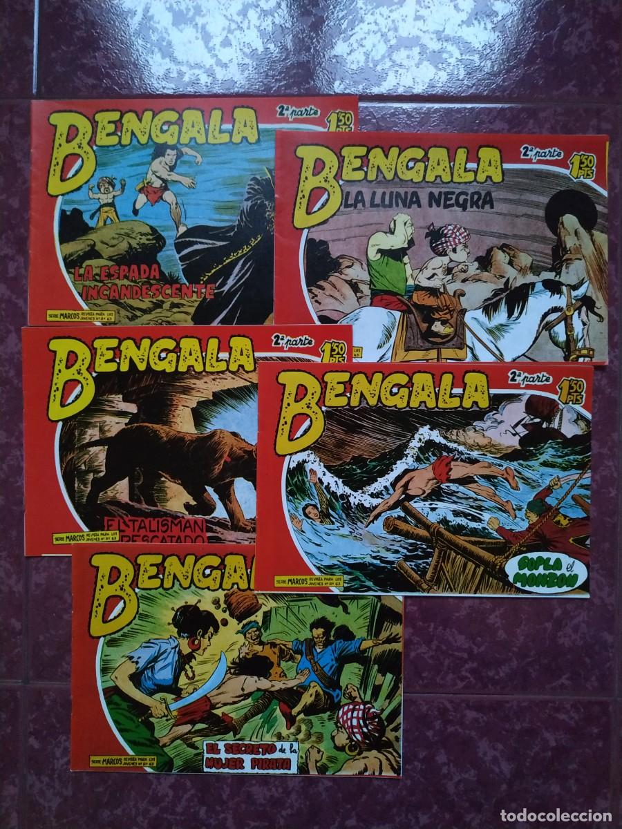 C&oacute;mics: COMIC LOTE DE 5 TEBEOS FACSIMIL REEDICION BENGALA - Foto 1