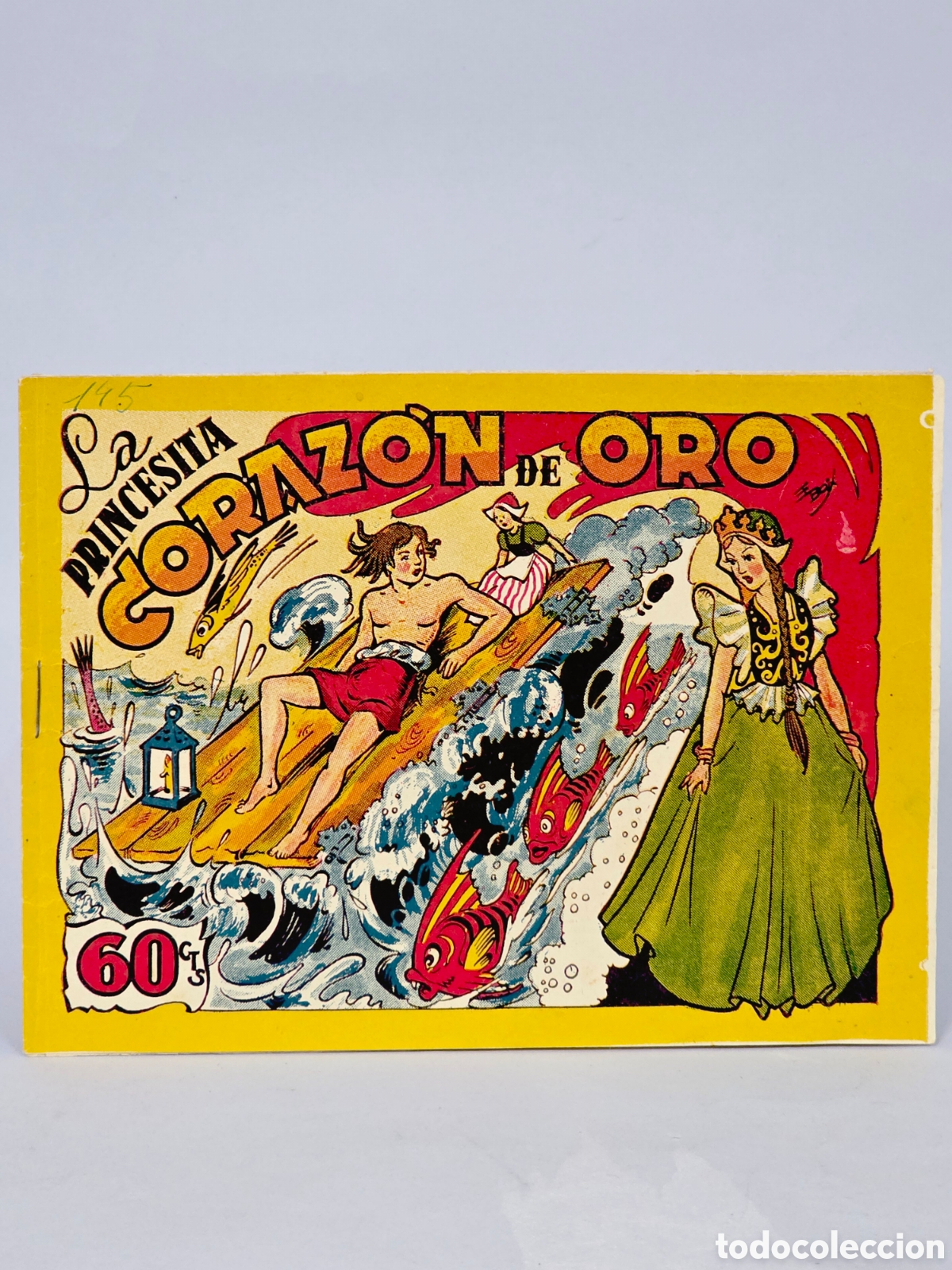 C&oacute;mics: TEBEO EXCELENTE LA PRINCESITA CORAZ&Oacute;N DE ORO EDITORIAL MARCO C&Oacute;MIC ANTIGUO ORIGINAL - Foto 1