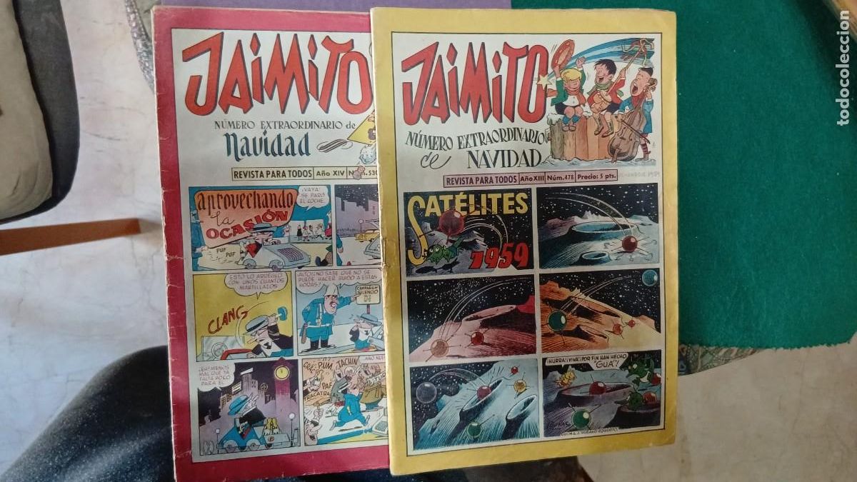 C&oacute;mics: Jaimito extra de Navidad 1958 y 1959 Bolsa JJ - Foto 1