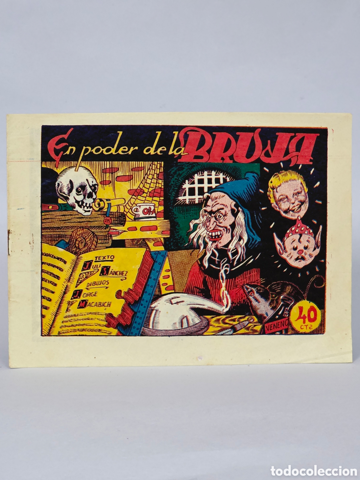 C&oacute;mics: TEBEO EXCELENTE EN PODER DE LA BRUJA 28 EDITORIAL AMELLER C&Oacute;MIC ANTIGUO ORIGINAL - Foto 1