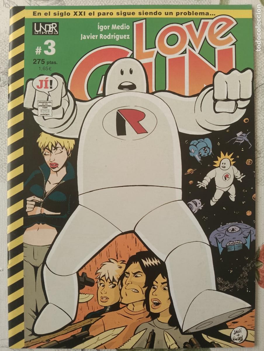 C&oacute;mics: LOVE GUN - N&ordm; 3 - IGOR MEDIO JAVIER RODRIGUEZ - UNDER COMIC - Foto 1