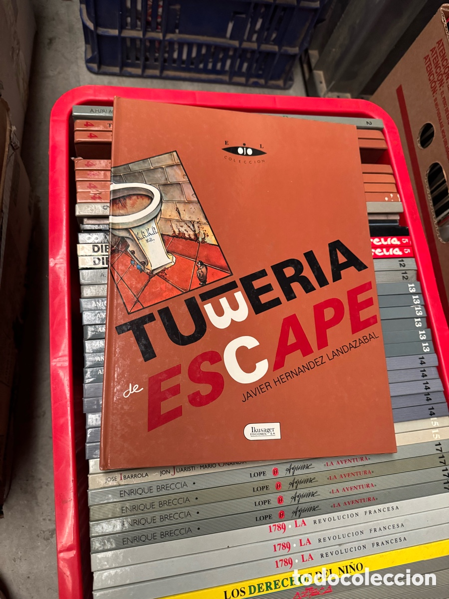 C&oacute;mics: Libro c&oacute;mic TUBERIA DE ESCAPE COLECCI&Oacute;N IKUSAGER--TAPA DURA... - Foto 1