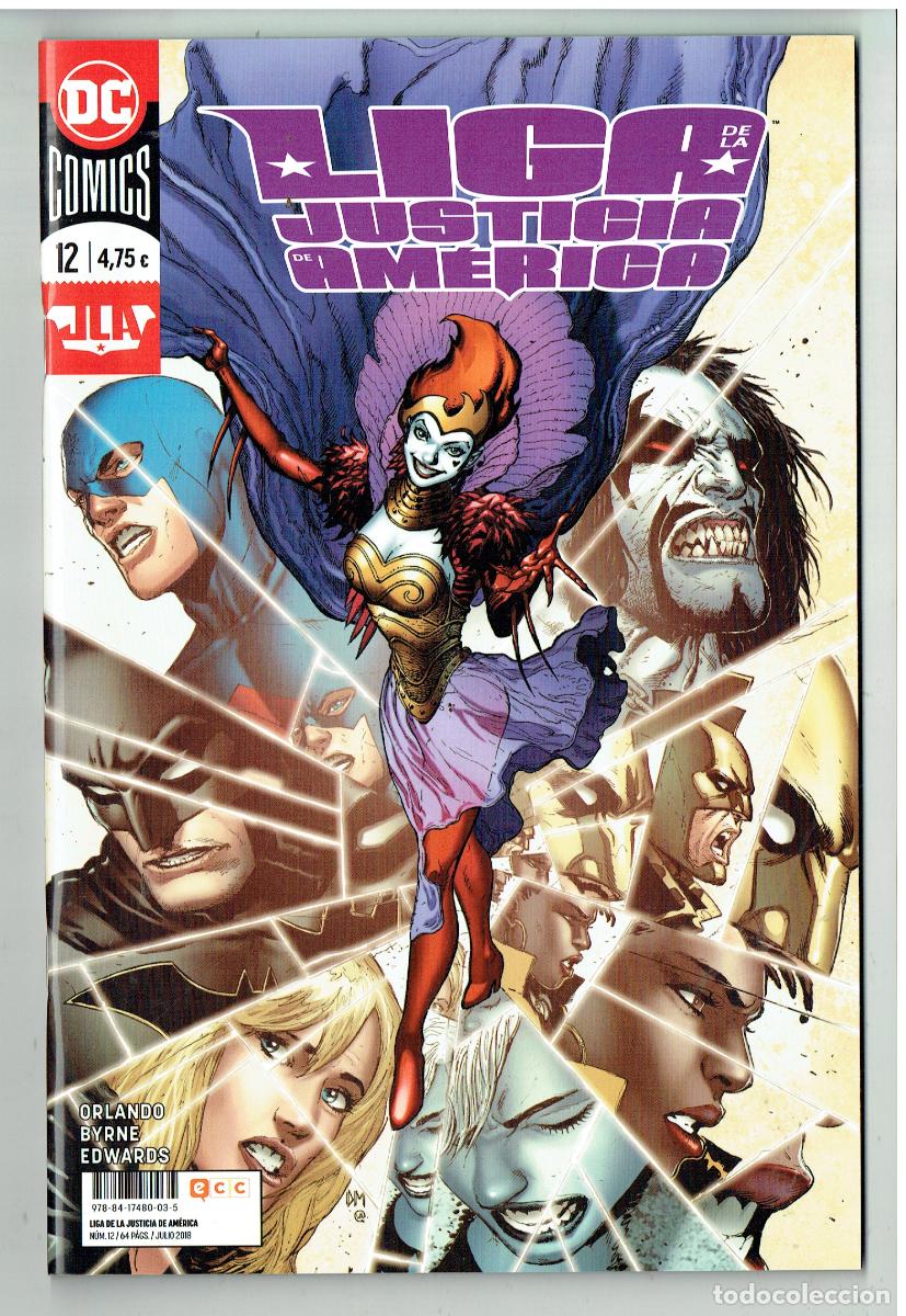 C&oacute;mics: DC. COMICS. LIGA DE LA JUSTICIA DE AMERICA. N&ordm; 12. ECC (ST/B10.2) - Foto 1