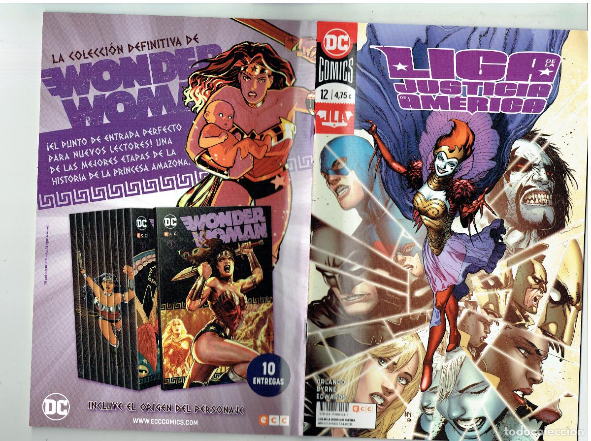 C&oacute;mics: DC. COMICS. LIGA DE LA JUSTICIA DE AMERICA. N&ordm; 12. ECC (ST/B10.2) - Foto 2