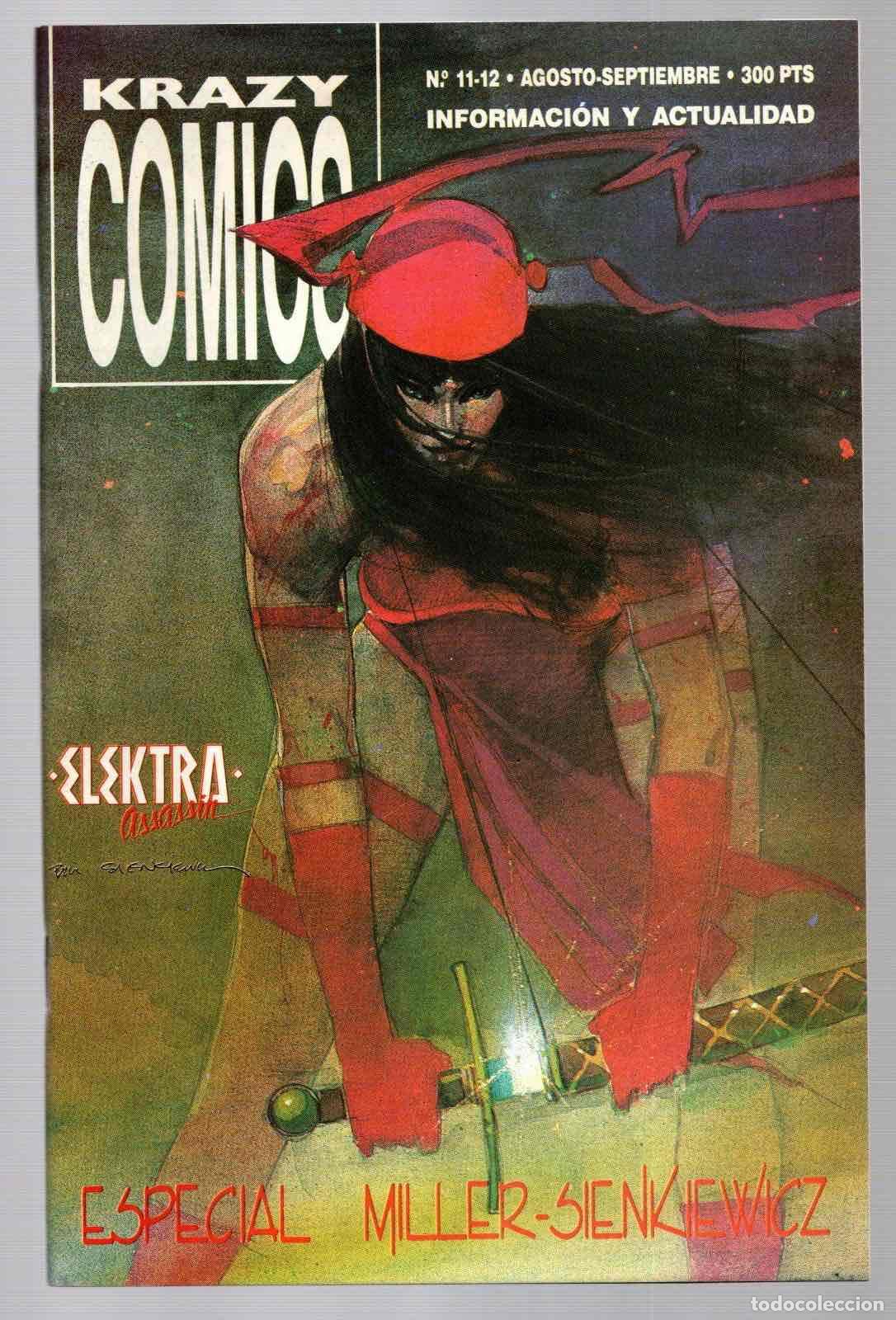 C&oacute;mics: KRAZY COMICS N&ordm; 11-12 AGOSTO-SEPTIEMBRE 1990. ESPECIAL MILLER-SIENKIEWICZ