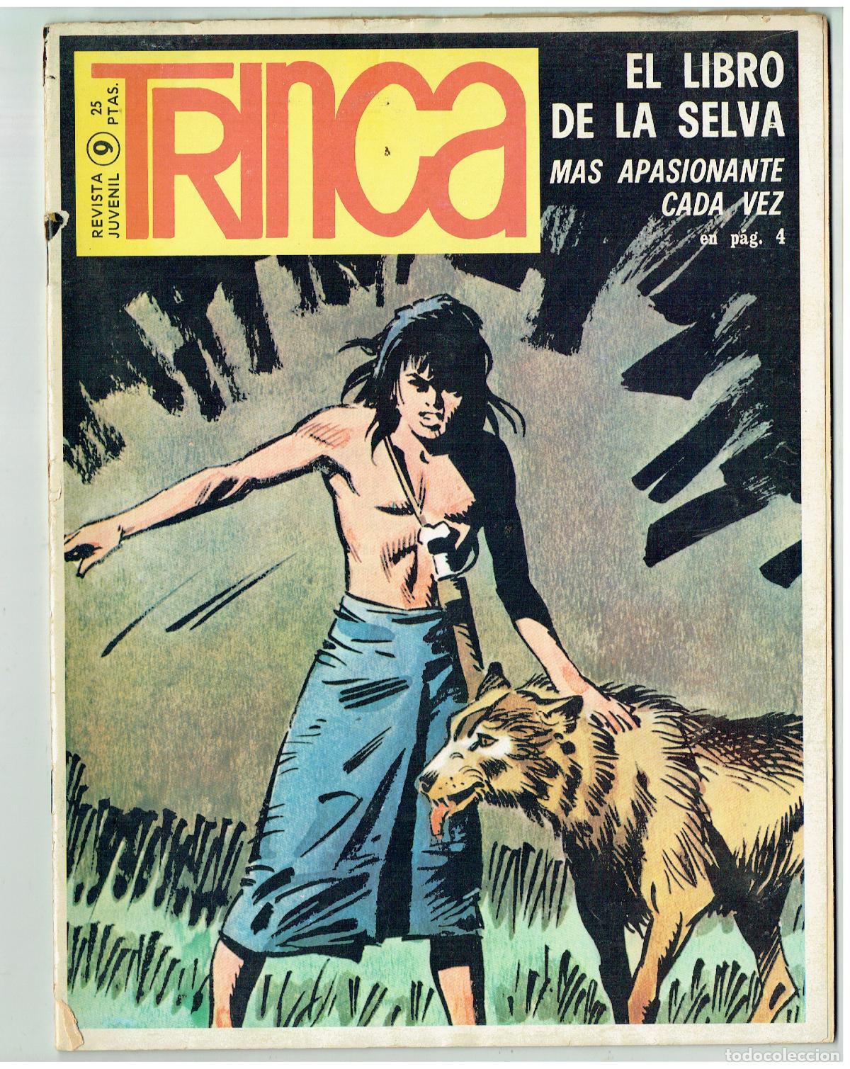 C&oacute;mics: TRINCA. N&ordm; 9. EL LIBRO DE LA SELVA. DONCEL, 1971.(ST/B10.2) - Foto 1